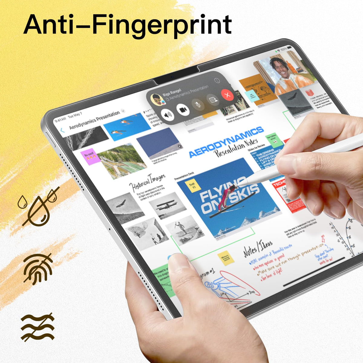 JETech Paper Matte Screen Protector for iPad (A16) 11th/10th Gen, 1-Pack