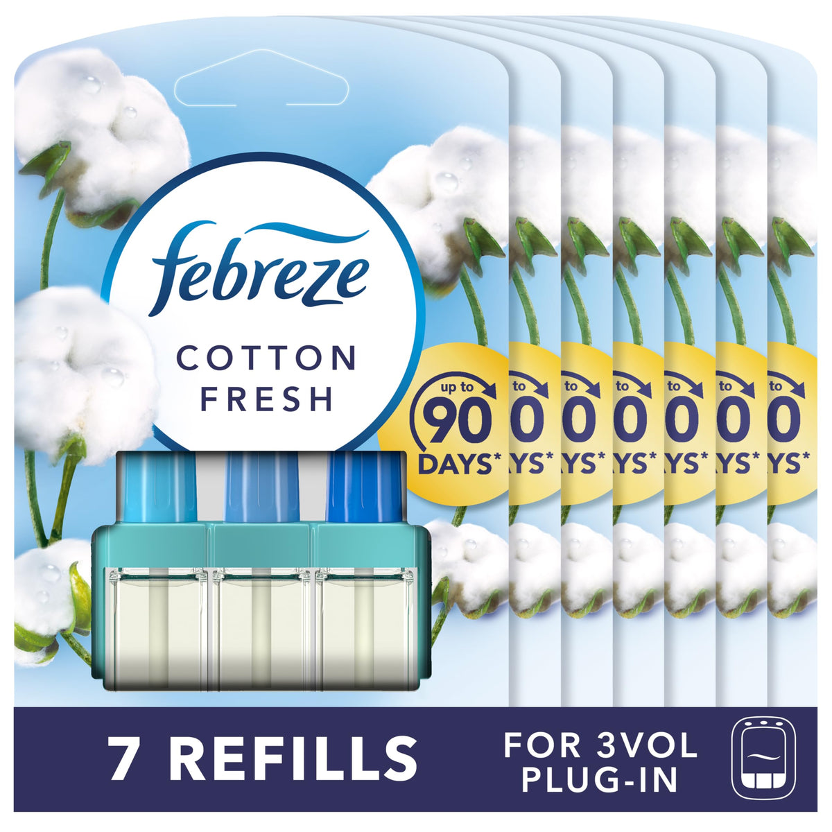 Febreze 3Volution Air Freshener Plug-in Refill Exotic Bloom 7x20ML