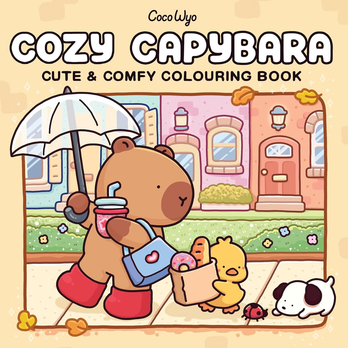 Cozy Capybara: A relaxing, comfy colouring book from the international Number One bestselling author (Coco Wyo)