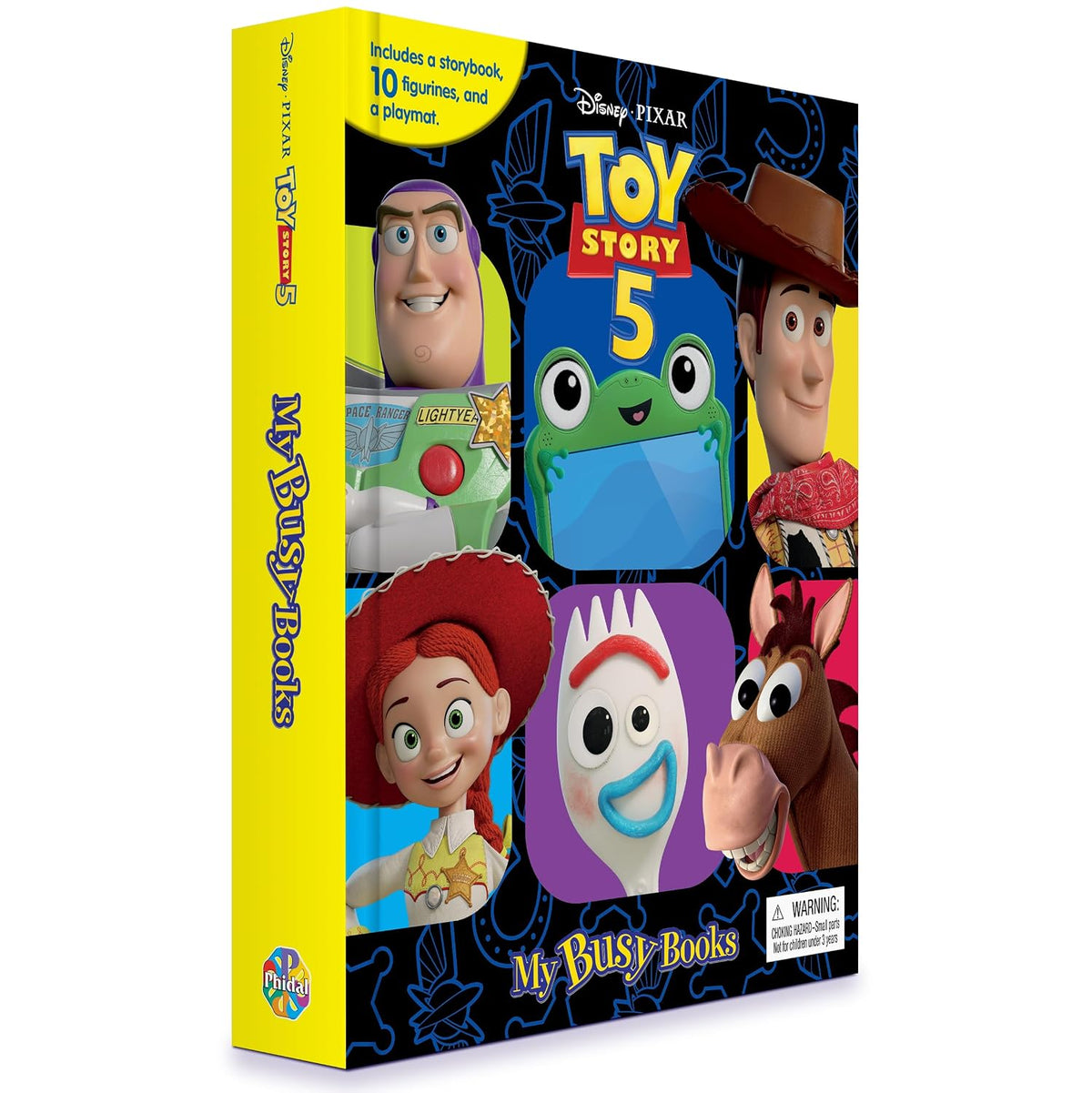 Disney / Pixar Toy Story 5 My Busy Books - Storybook, 10 figurines, playmat