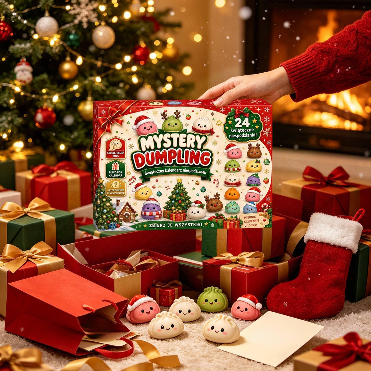 2026 Christmas Advent Calendar, 24 Days Squishies，B