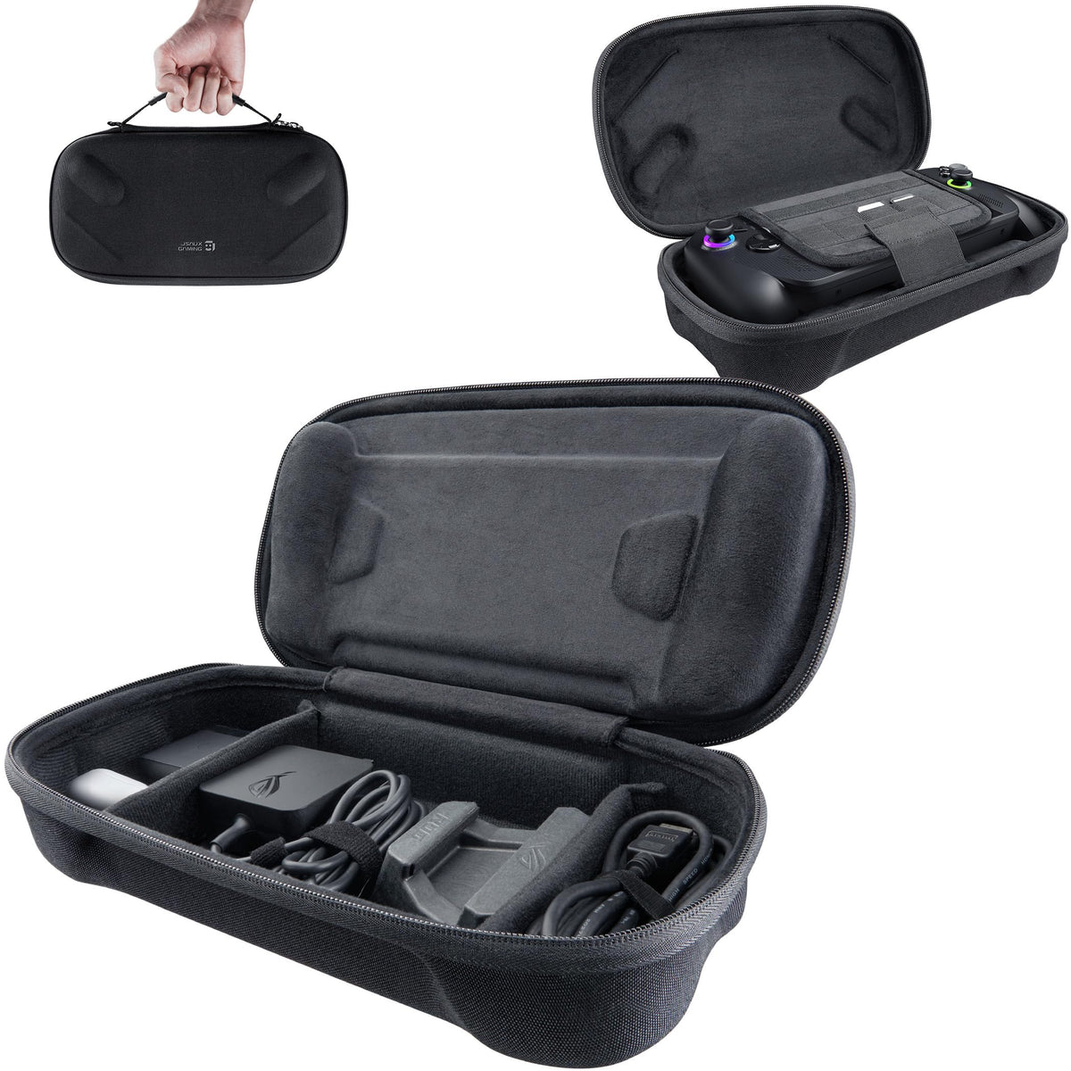 JSAUX Carrying Case for ROG Xbox Ally/Ally X, All-in-One Accessories Bundle