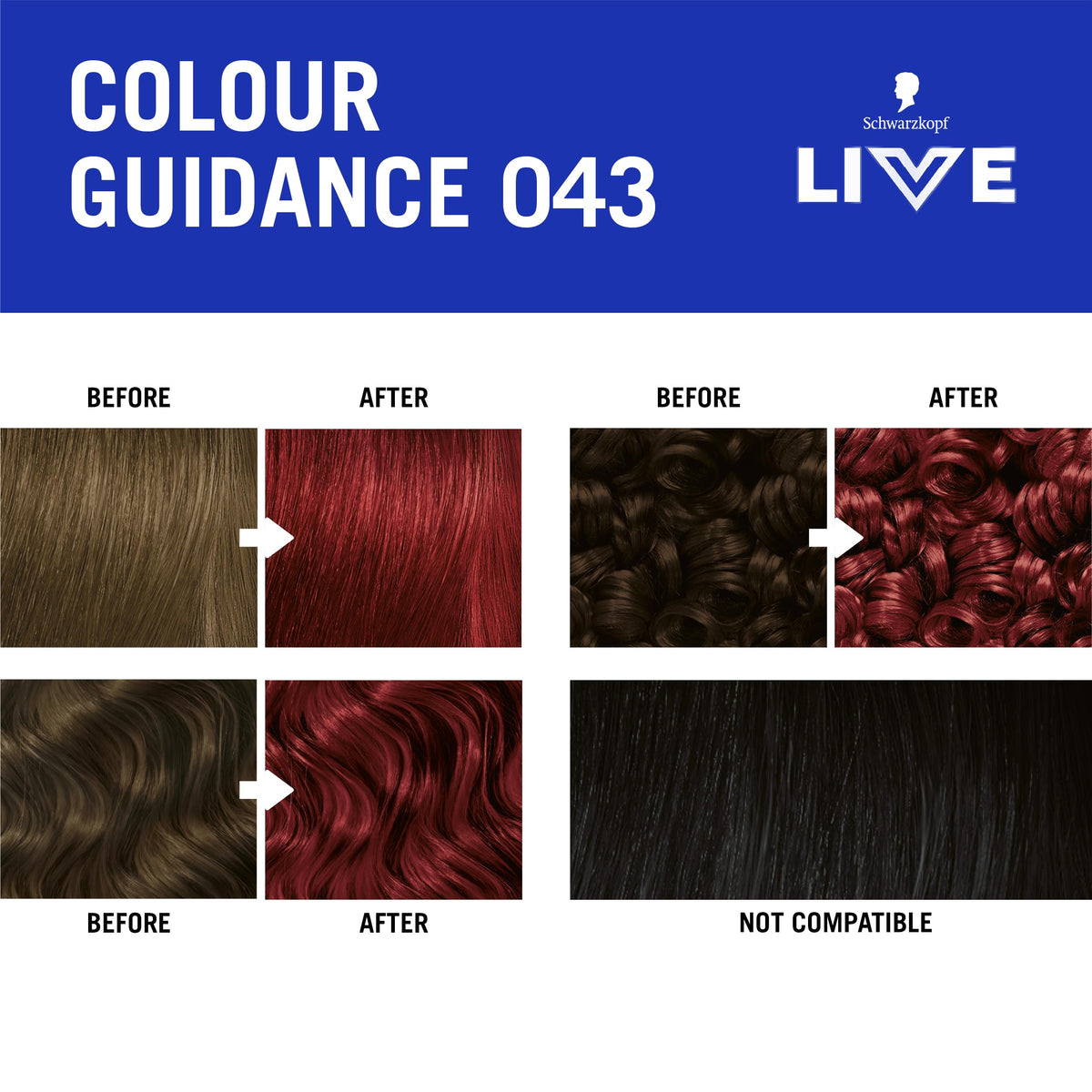 Schwarzkopf LIVE Intense Colour Hair Dye, 099 Deep Black