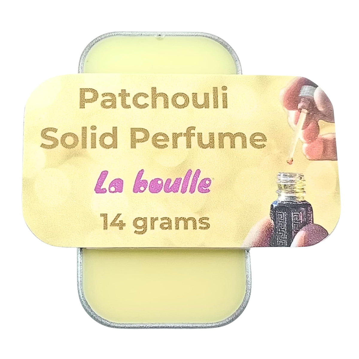 Sandalwood Solid Natural Perfume Balm. For sensitive skin. Handmade in UK.