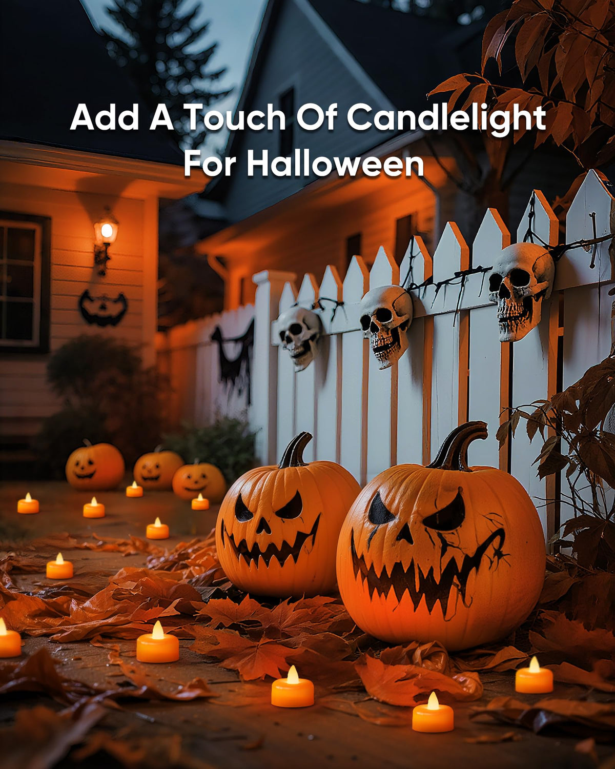 AMAGIC 24 Pack Battery Operated Flameless LED Tea Lights Candles Electric