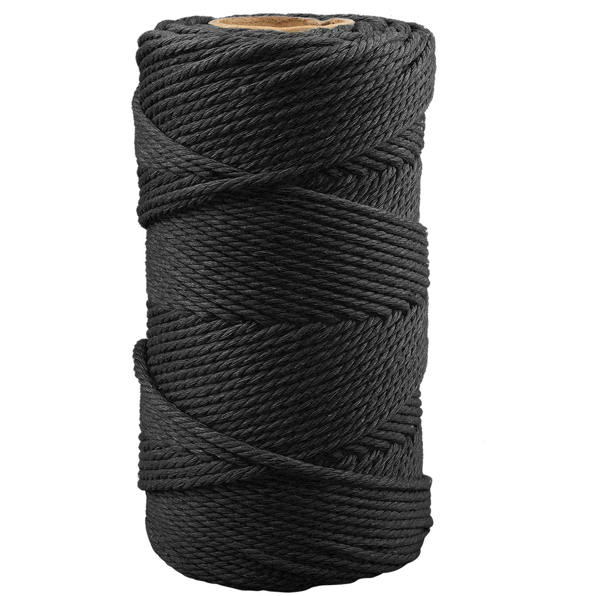 jijAcraft 4MM White Macrame Cord: 100M Cotton String Twine for Crafts