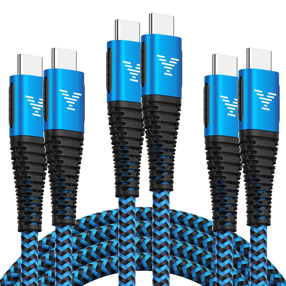 Yosou USB C Charger Cable 2M 2Pack USB A to USB C Type C Charger Fast Charging 3A Lead Braided for Samsung Galaxy S22 S21 S20,Pixel 8 7 6,PS5,Switch