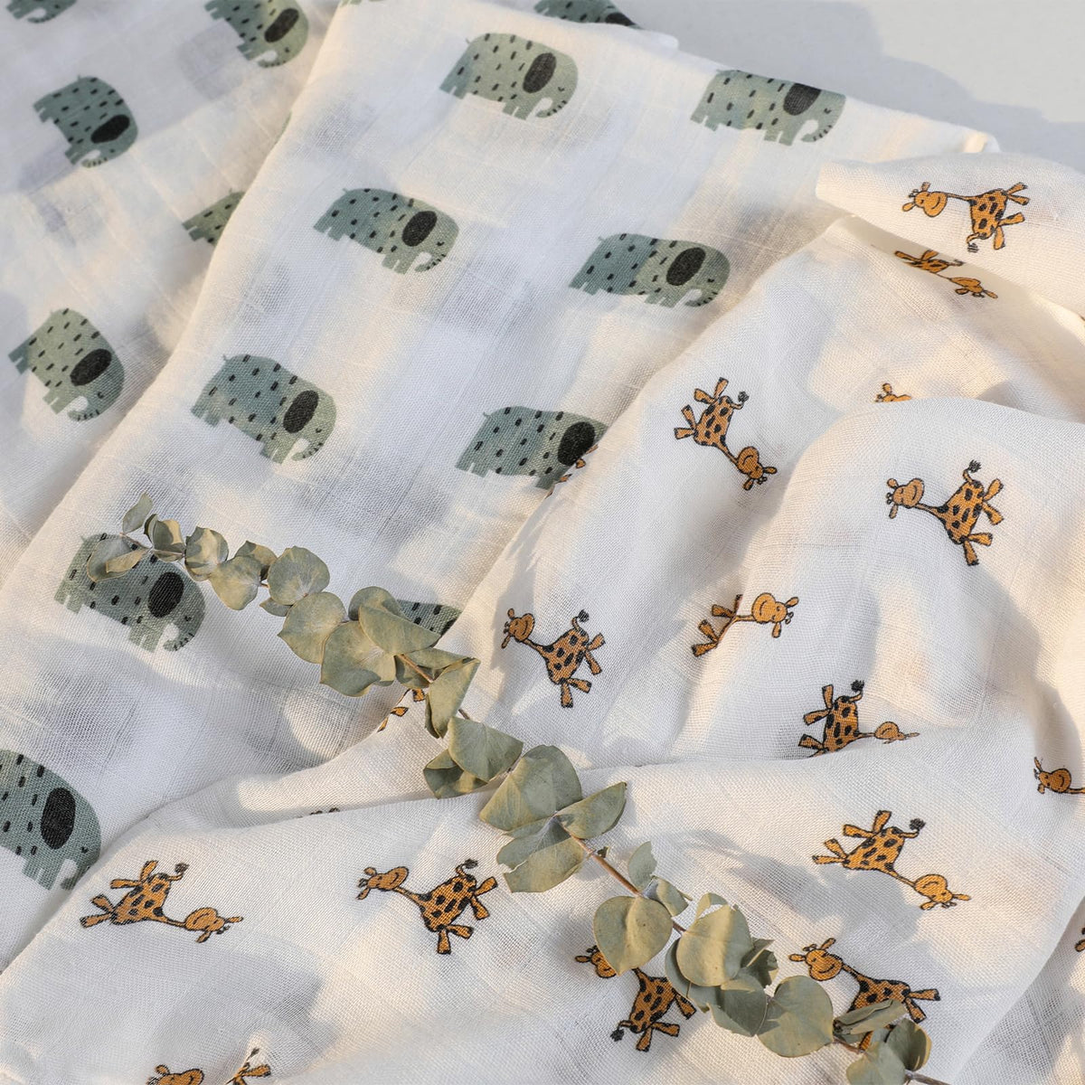 GLLQUEN BABY Muslin Squares Cloth for Baby 6pack 70cm x 70cm