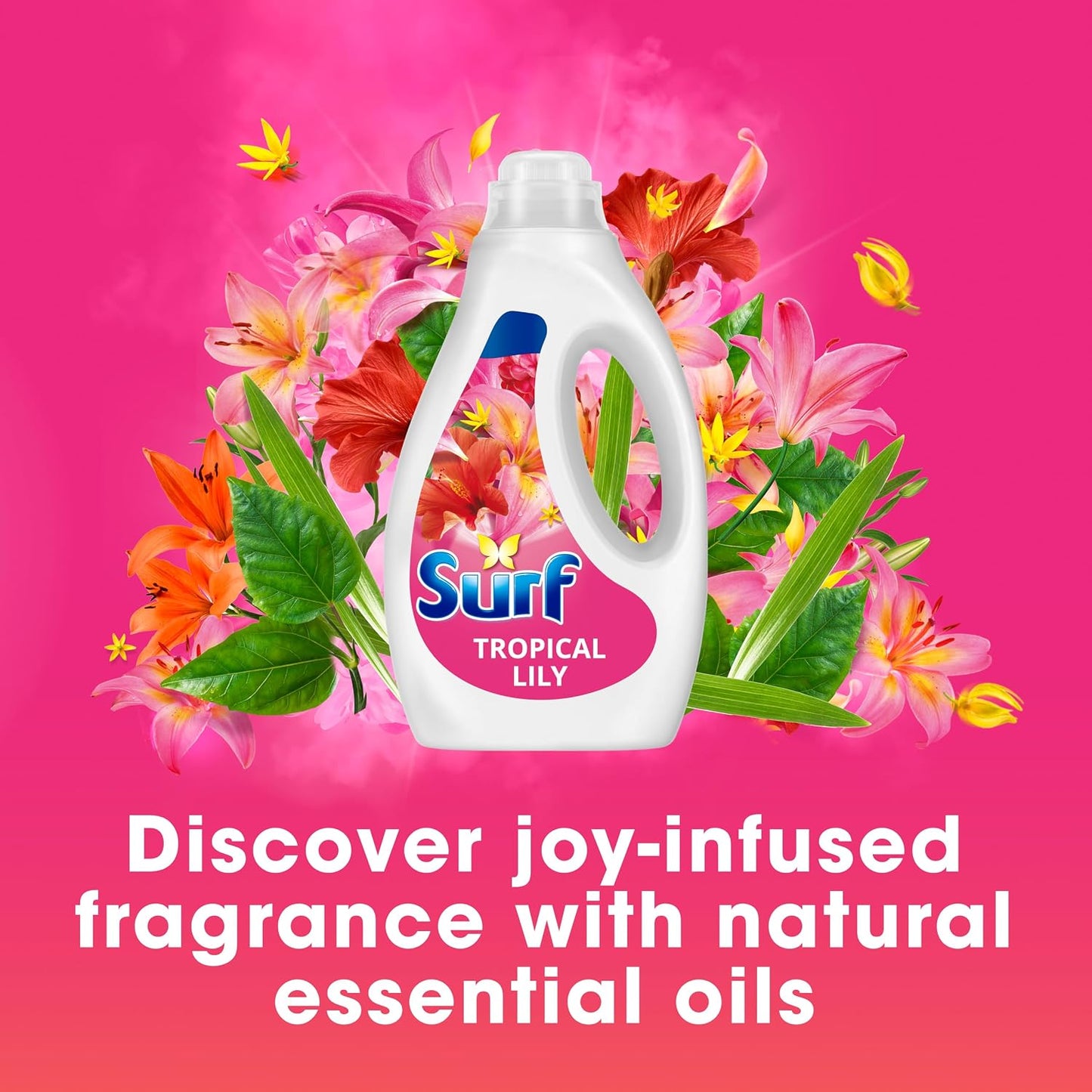 Surf Tropical Lily Laundry Liquid 5 x 1.62L | 300 Washes