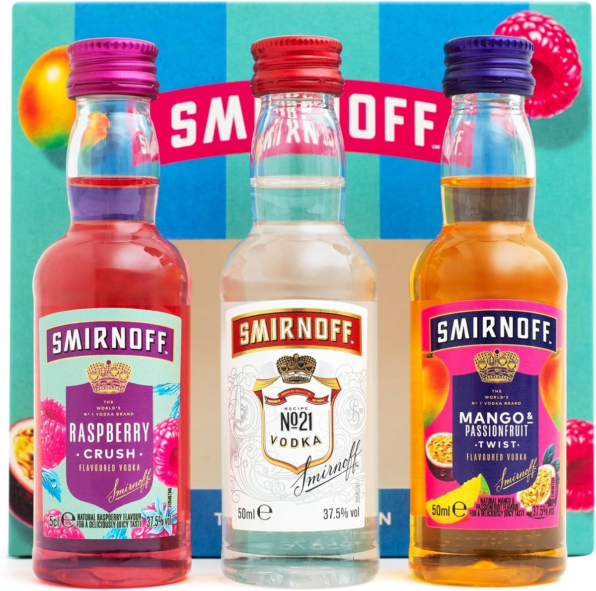 Smirnoff Flavoured Vodka Gift Set, 3 x 5 cl