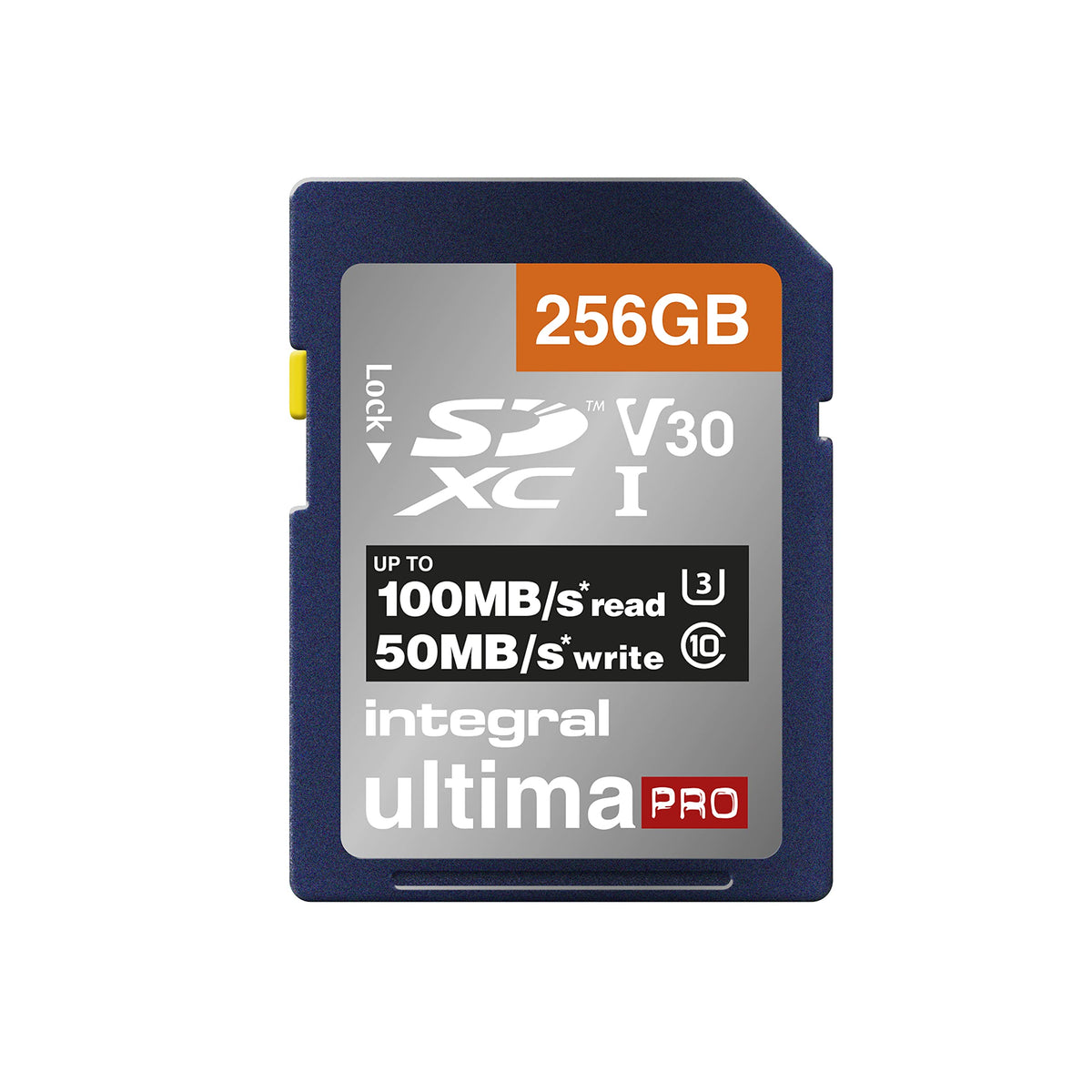Integral 64GB SD Card 4K Ultra-HD Video High Speed SDXC V30 UHS-I U3 Class 10 Memory Card up to 100MB/s, Color May Vary
