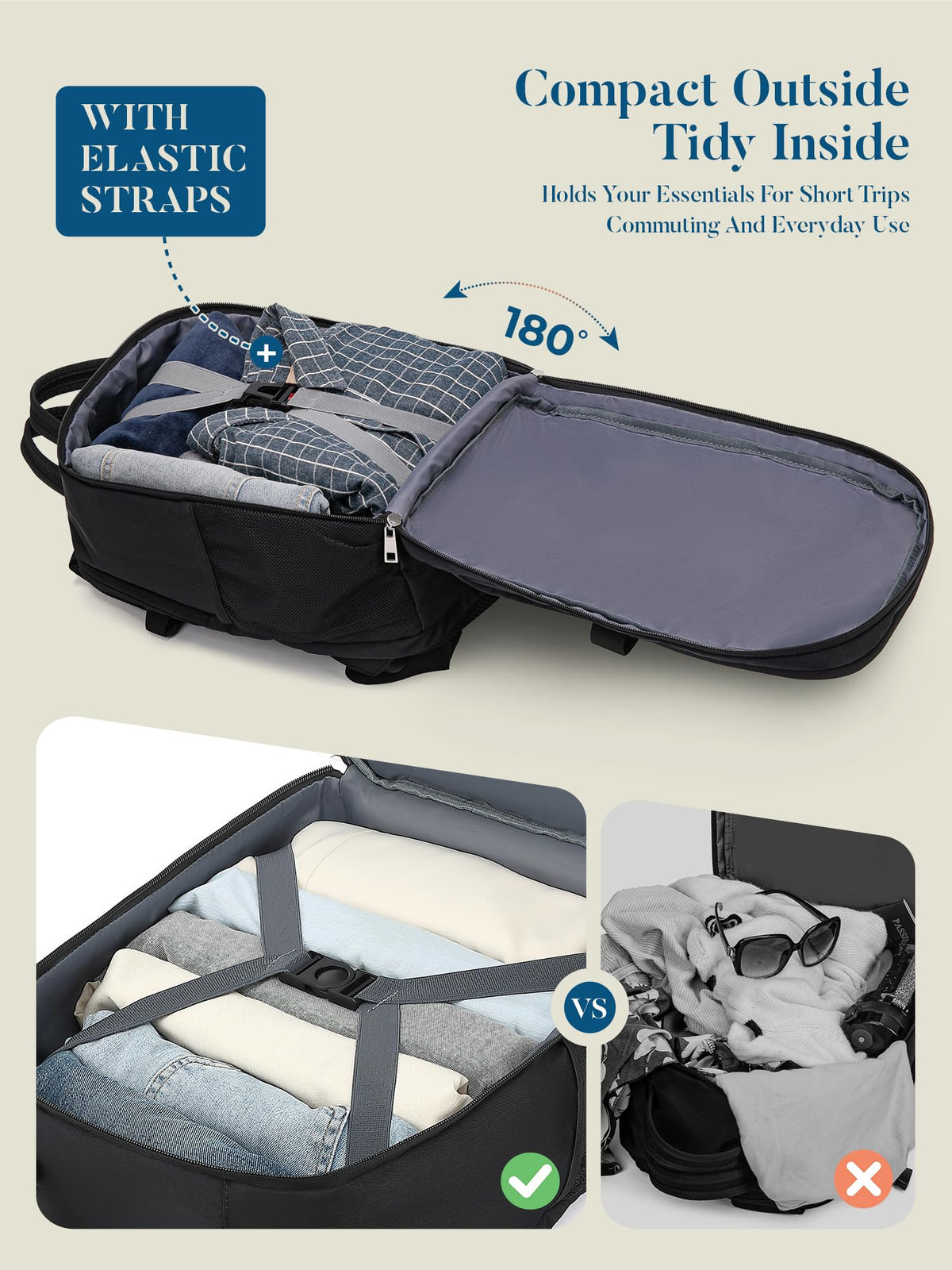 For Ryanair Cabin Bags 40x30x20 Underseat Travel Carry-on School Backpack