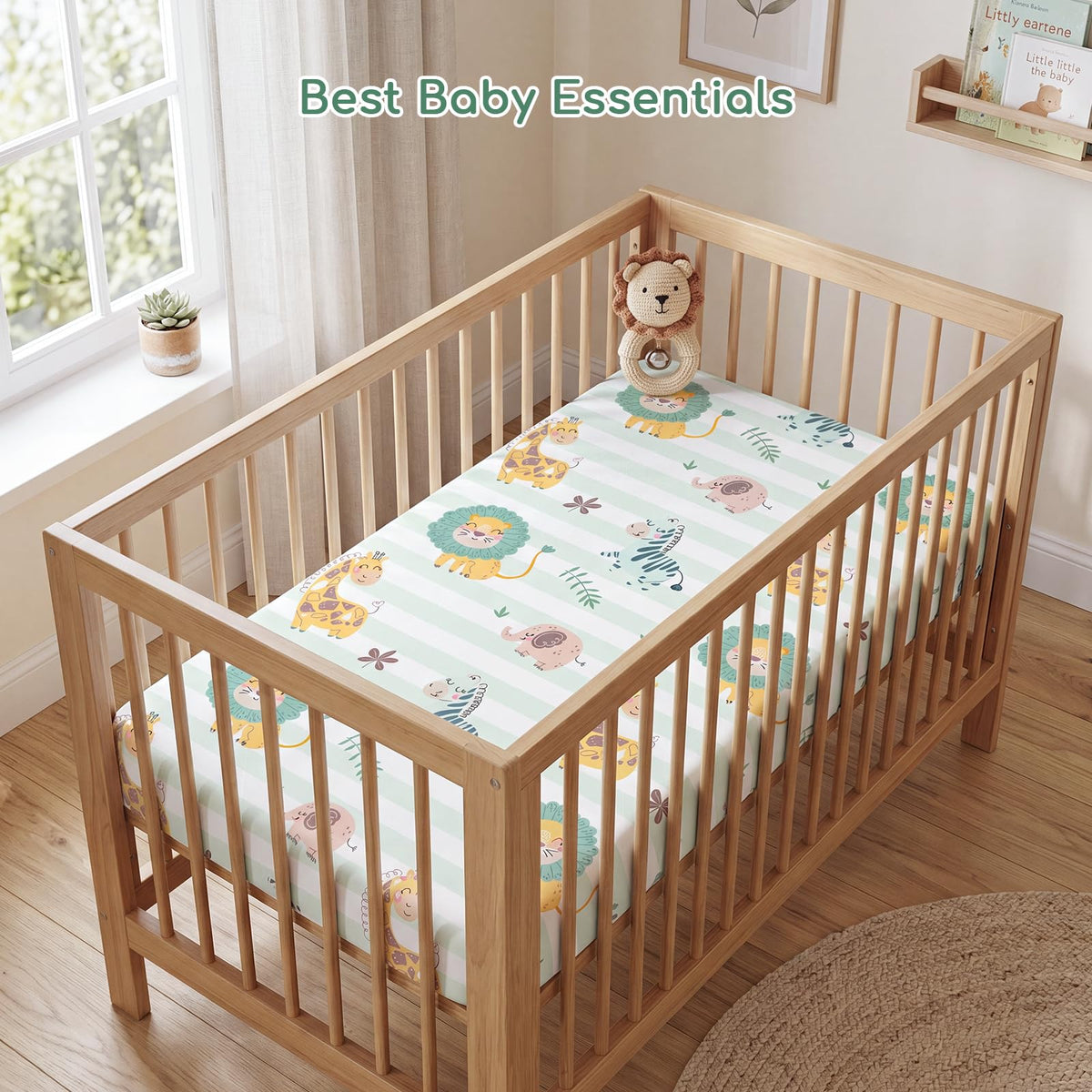 Cot Bed Sheets 120x60 cm Fitted for Baby and Toddler