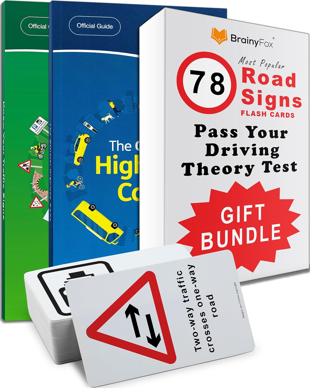 2026 Driving Theory Test Kit: Includes The Official Highway Code Book 2026 UK, Know Your Traffic Signs & 78 Road Signs Flash Cards. 16th + 17th Learner Drivers Birthday Gifts for Teenage Girls & Boys