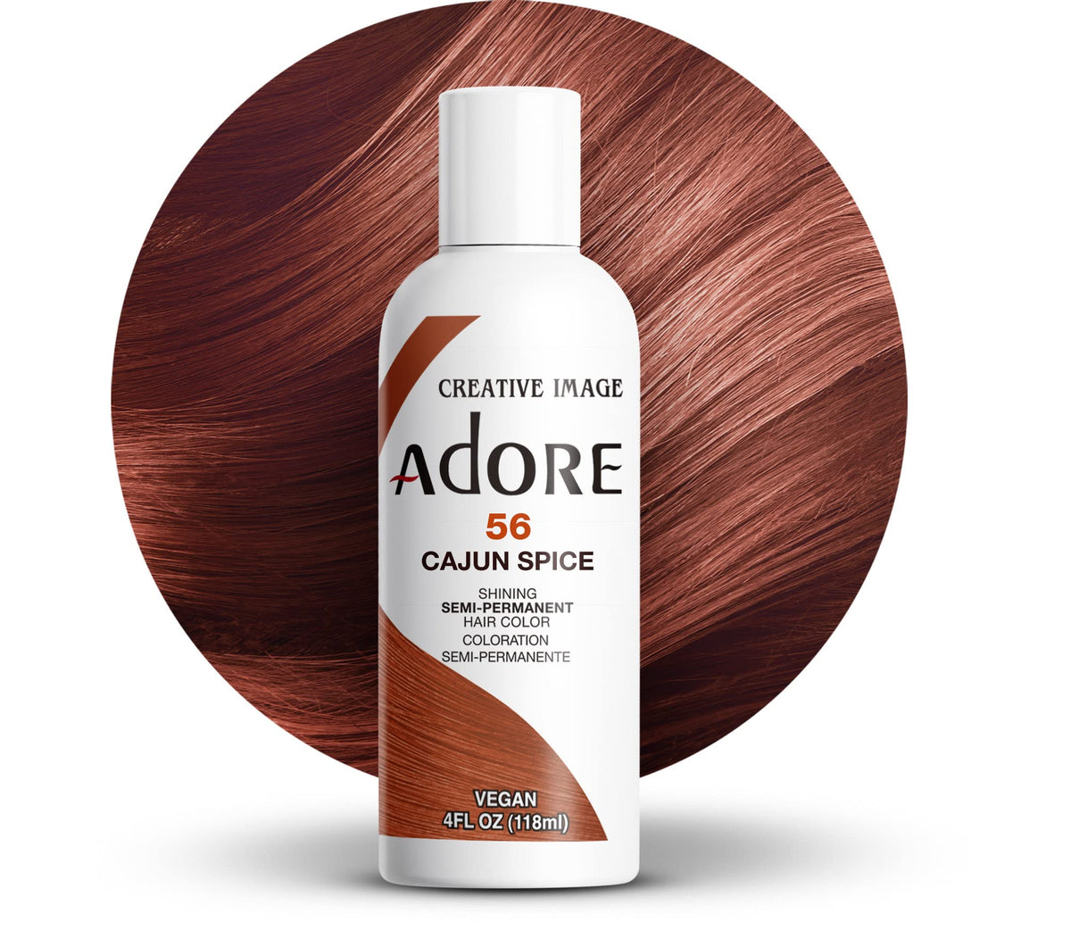 Adore Shining Semi Permanent Hair Colour 121 Jet Black – Vibrant Black Hair Dye, Vegan & Cruelty-Free, Ammonia, Peroxide & Alcohol Free