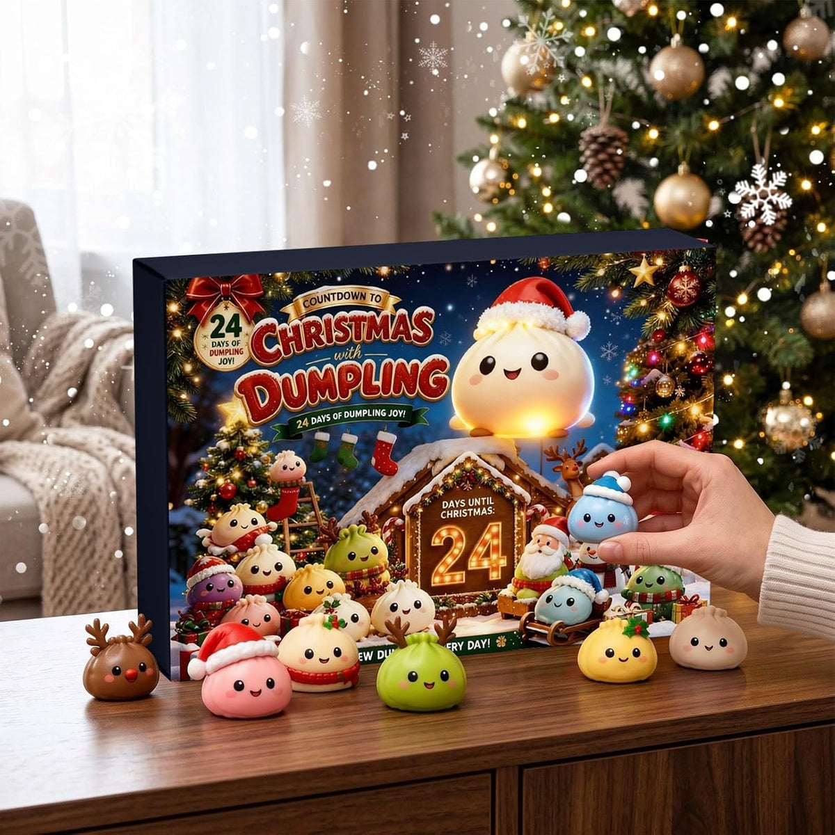 2026 Christmas Advent Calendar, 24 Days Squishies，B