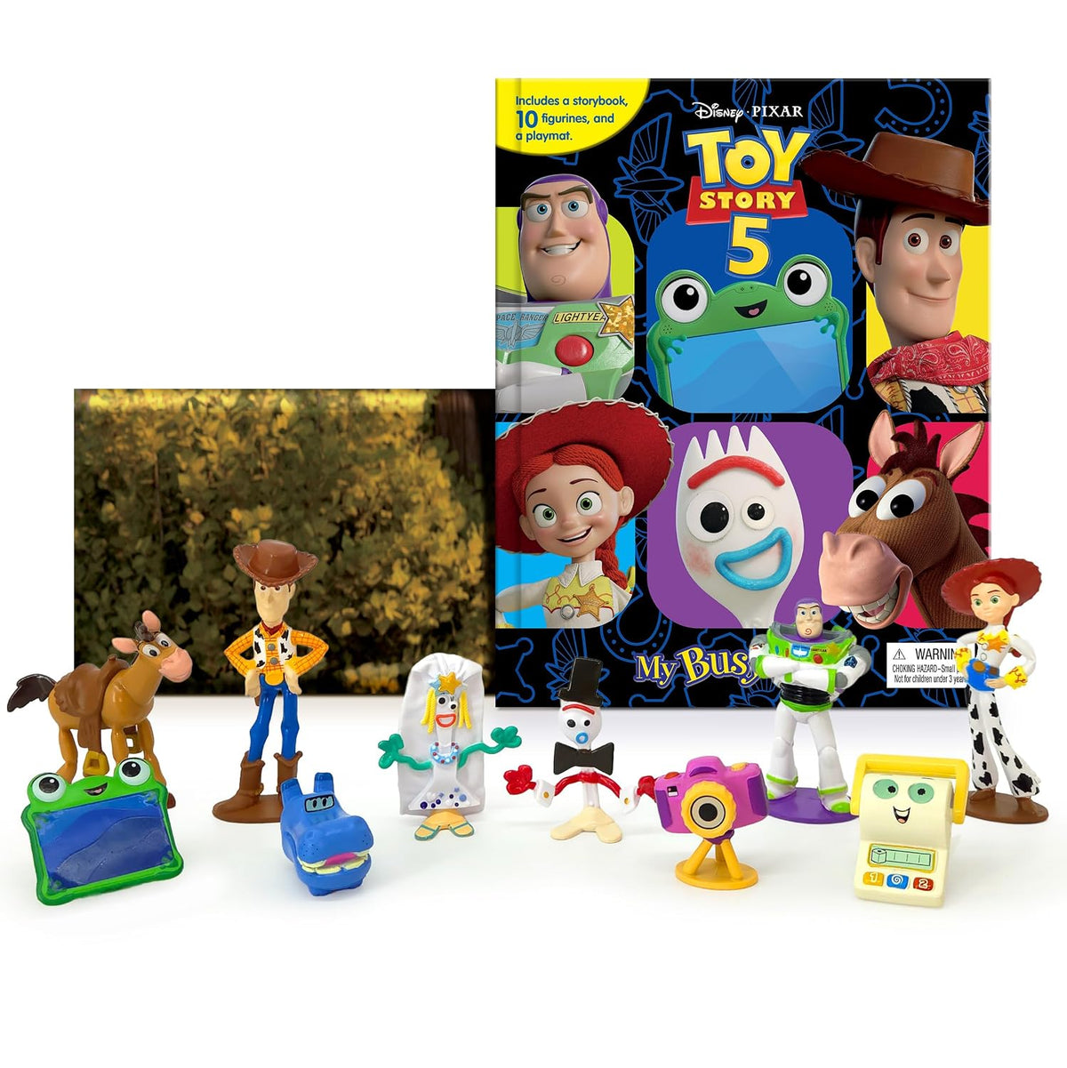 Disney / Pixar Toy Story 5 My Busy Books - Storybook, 10 figurines, playmat