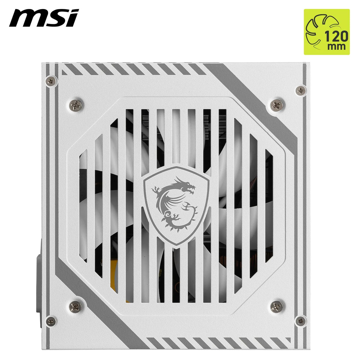 MSI MAG A750GL PCIE5 Power Supply Unit, 750W, 80 Plus Gold, Fully Modular, ATX 3.0, PCIe 5.0 GPU Support, 120mm FDB Fan, Full-Bridge LLC, Flat Black Cables - 7 Year Warranty