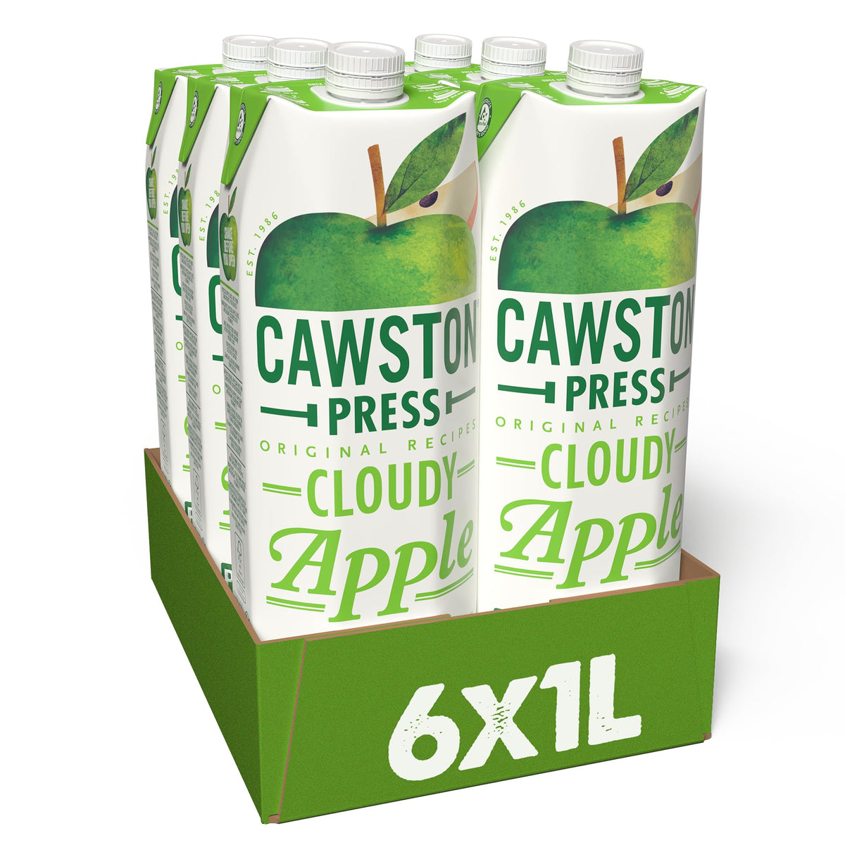 Cawston Press Brilliant Beetroot Pressed Juice 1 litre (Pack of 6) - Pure Pressed Beetroot, Vegan, No Added Sugar