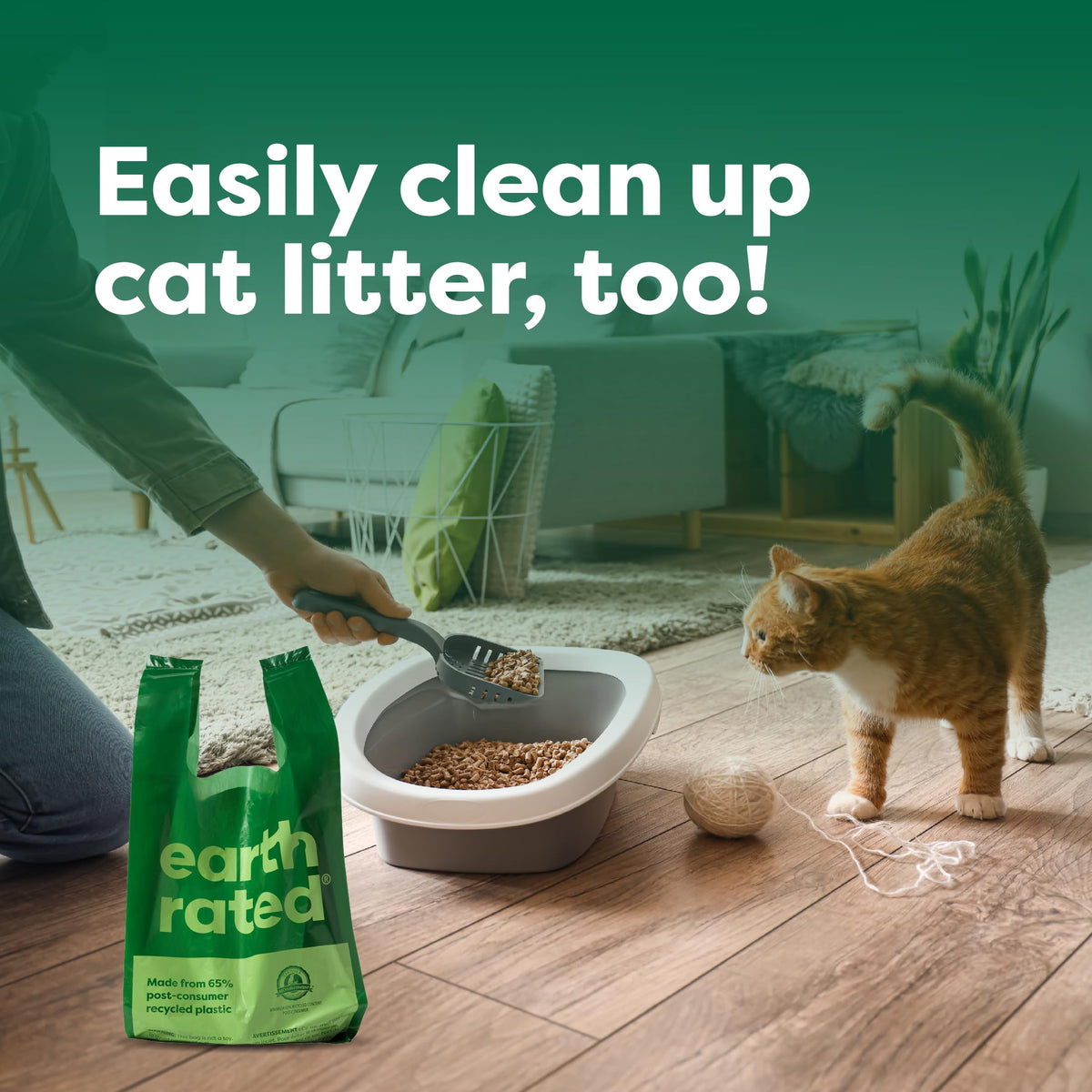 Earth Rated Dog Poo Bags with Handles, Easy Tie and Guaranteed Leakproof, Lavender Scented, 120 Bags
