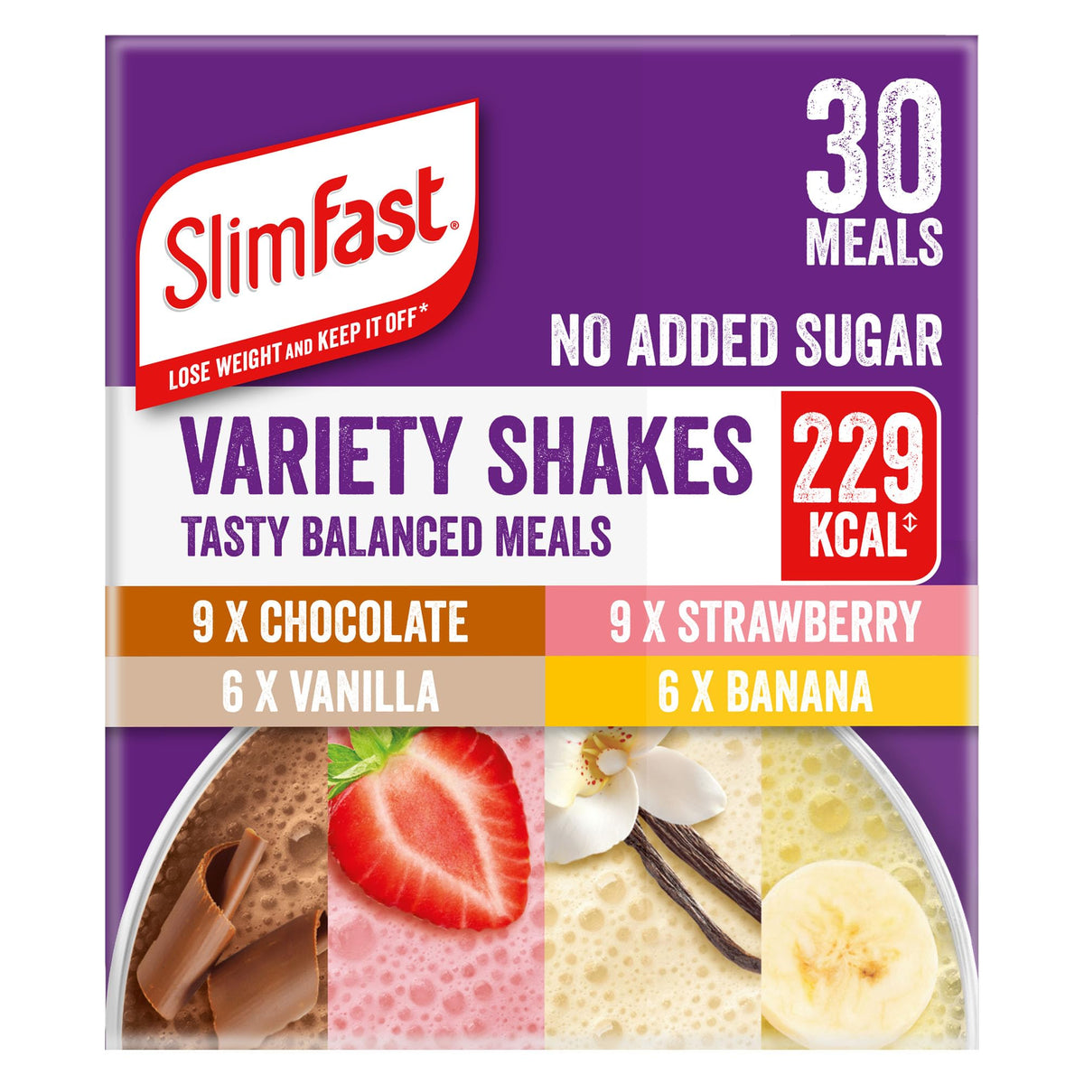 SlimFast • Meal Replacement Powder • Caramelised Biscuit Flavour • 584g