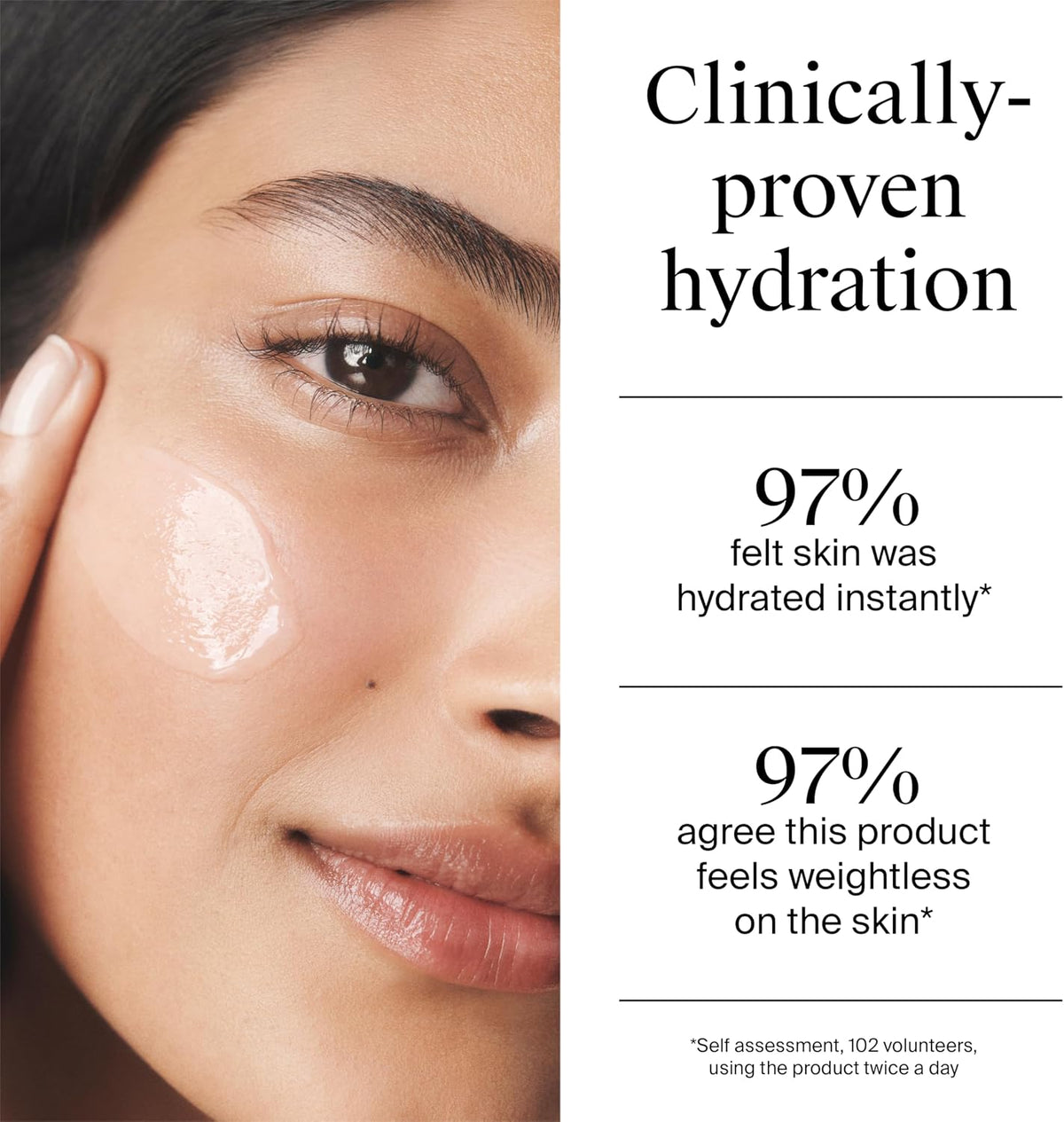 Neutrogena Hydro Boost Water Gel (1x 50ml), Oil-Free Face Cream with Hyaluronic Acid, Amino Acids and Electrolytes, Lightweight Face Care with 72 Hour Hydration, For Acne-Prone and Sensitive Skin