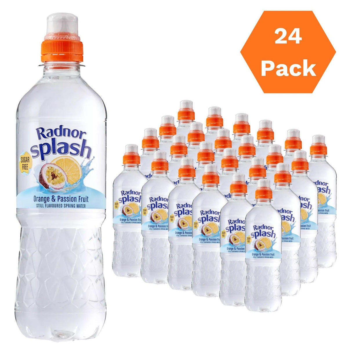 Radnor Splash Flavoured Water Sugar Free 500ml - Pack of 24 (Strawberry)