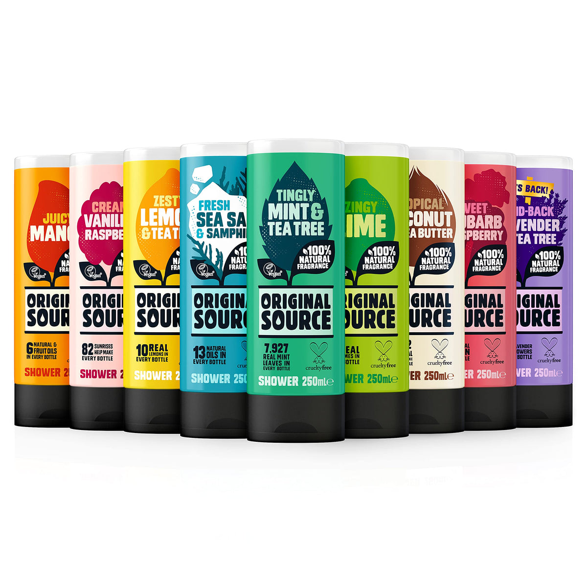 Original Source Coconut & Shea Butter Shower Gel, 6x250ml