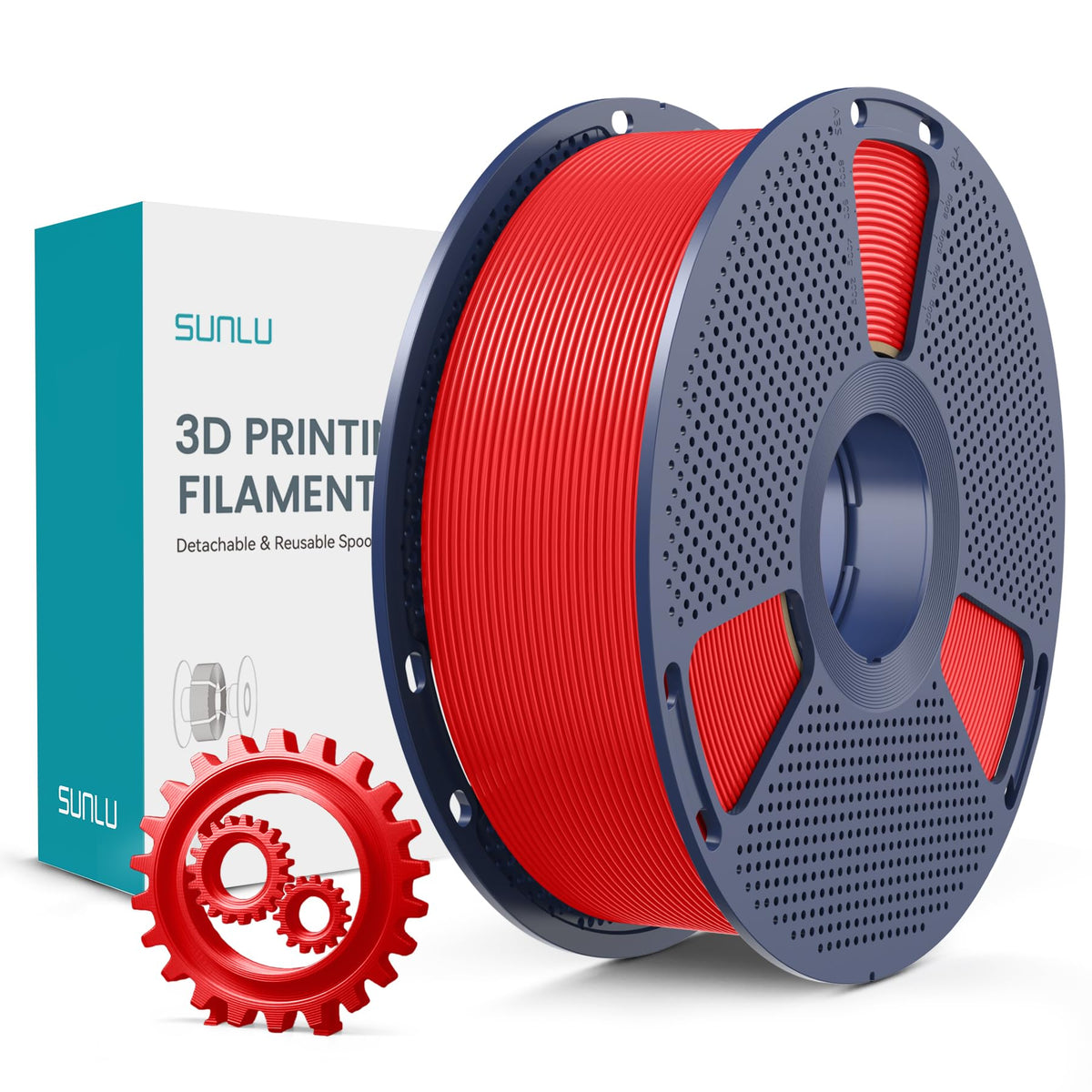 SUNLU Premium PLA+ Filament 1.75mm, Enhanced Durability and High Strength