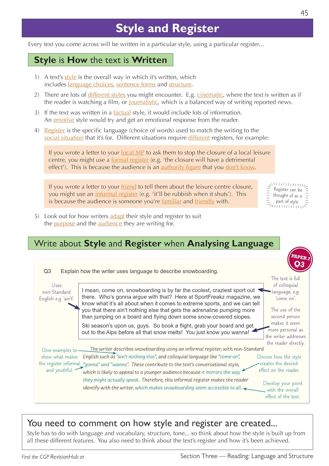 GCSE English Language AQA Complete Revision & Practice with CGP RevisionHub (CGP GCSE English 9-1 Revision)
