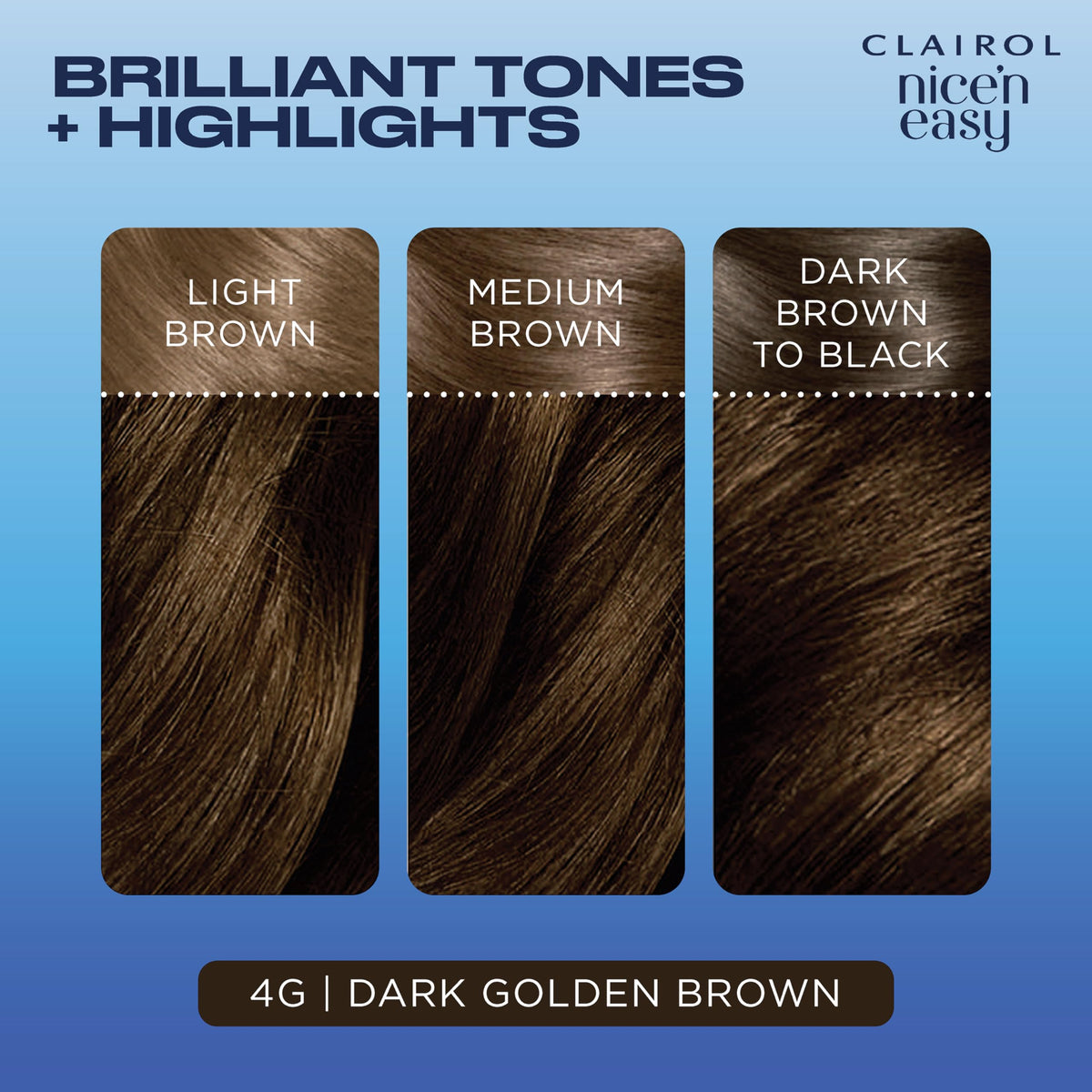 Clairol Nice'n Easy Crème Natural Looking Oil Permanent Hair Dye Infused