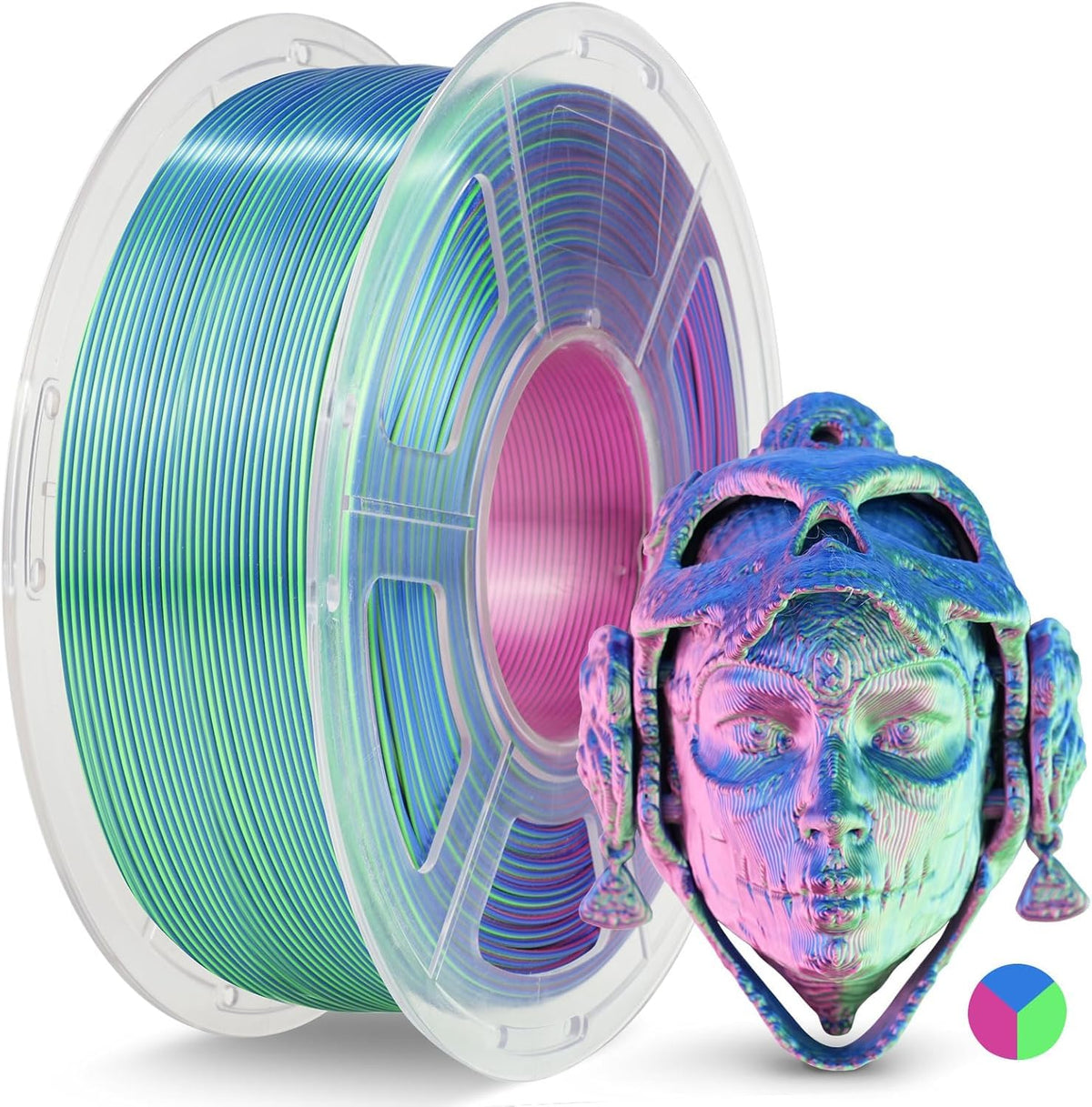 JAYO PLA+ 3D Printing Filament 1.75 mm, 1.1KG (2.4lbs) Spool Black
