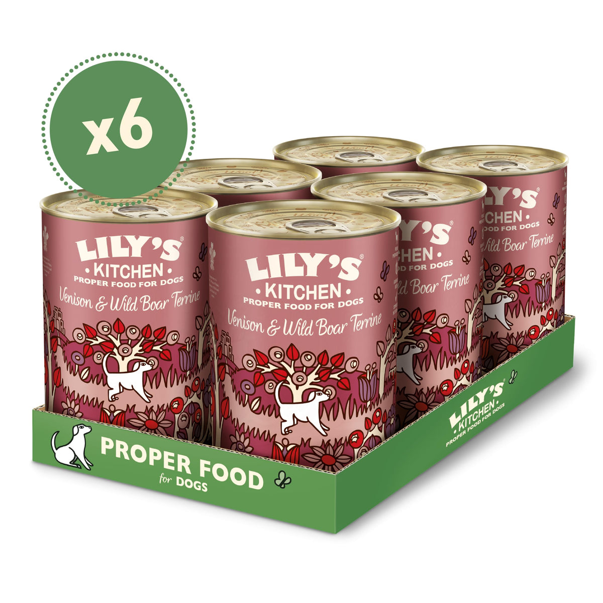Lily's Kitchen Cottage Pie - Complete Adult Dog Wet Food (6 x 400g)