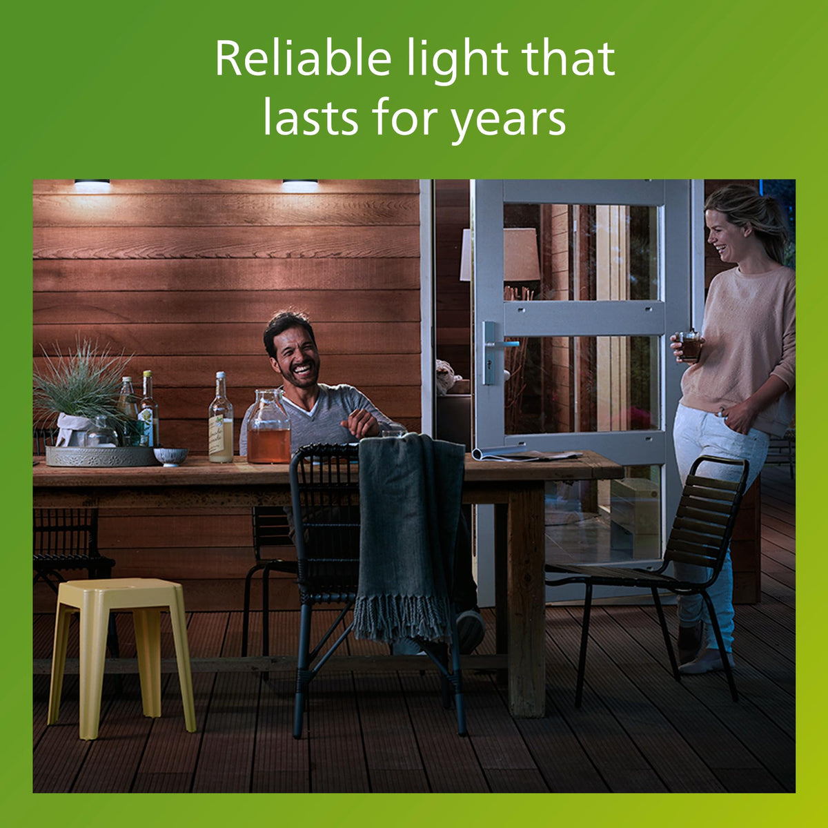 Philips Lois Outdoor Floodlight, White, 10 W