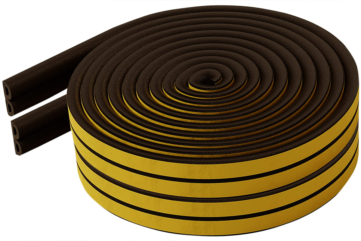 Draught Draft Excluder Tape for Door Windows, 6M Foam Sealing Strip