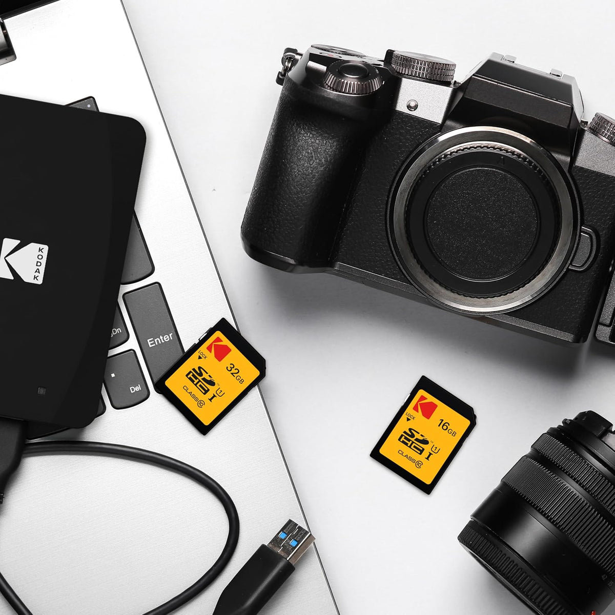 Kodak Premiun SDHC 32GB Class10 U1, packaging may vary