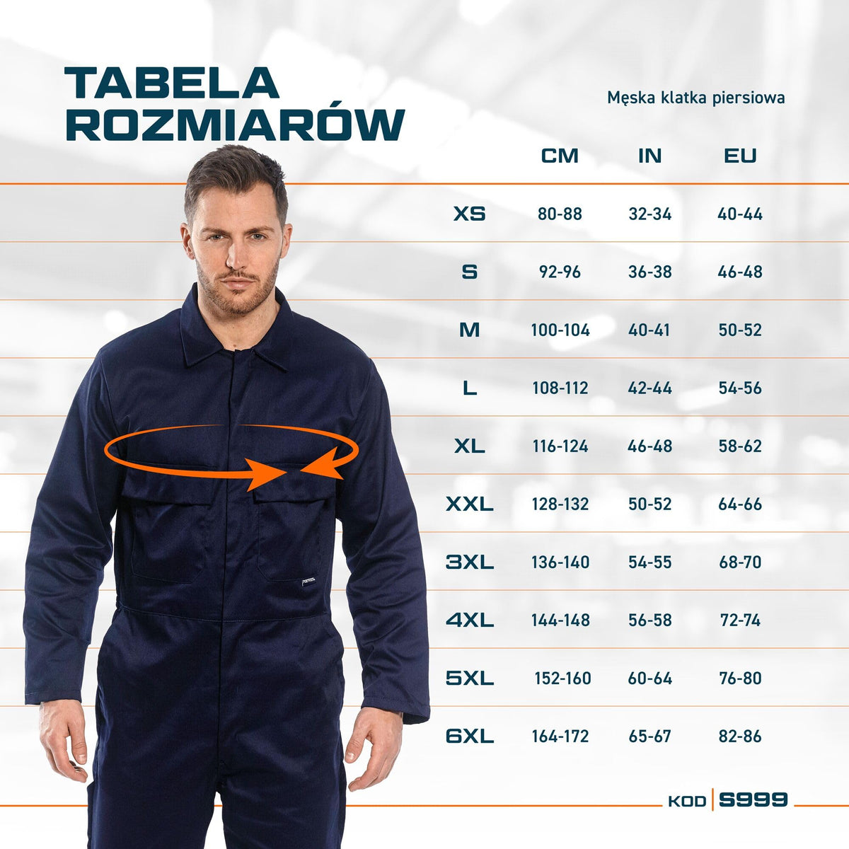 Portwest Euro Work Men's Polycotton Men's Polycotton Coverall