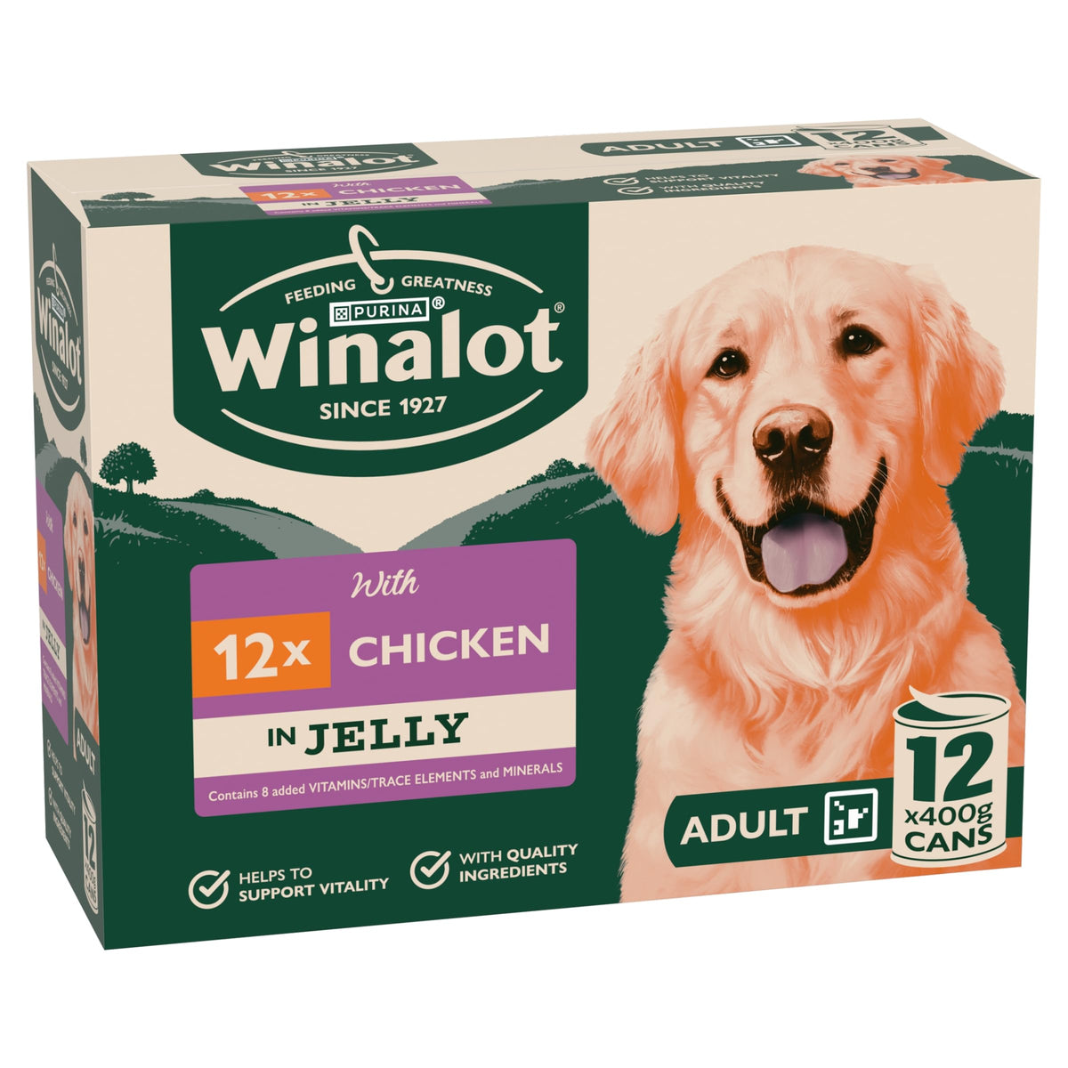 WINALOT Sunday Dinner Mixed in Gravy Wet Dog Food Pouches 40x100g
