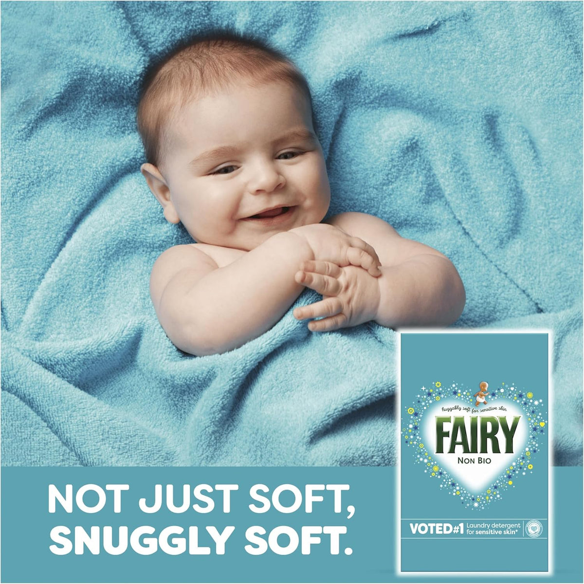 Fairy Non Bio Washing Powder 4KG, 80 Washes