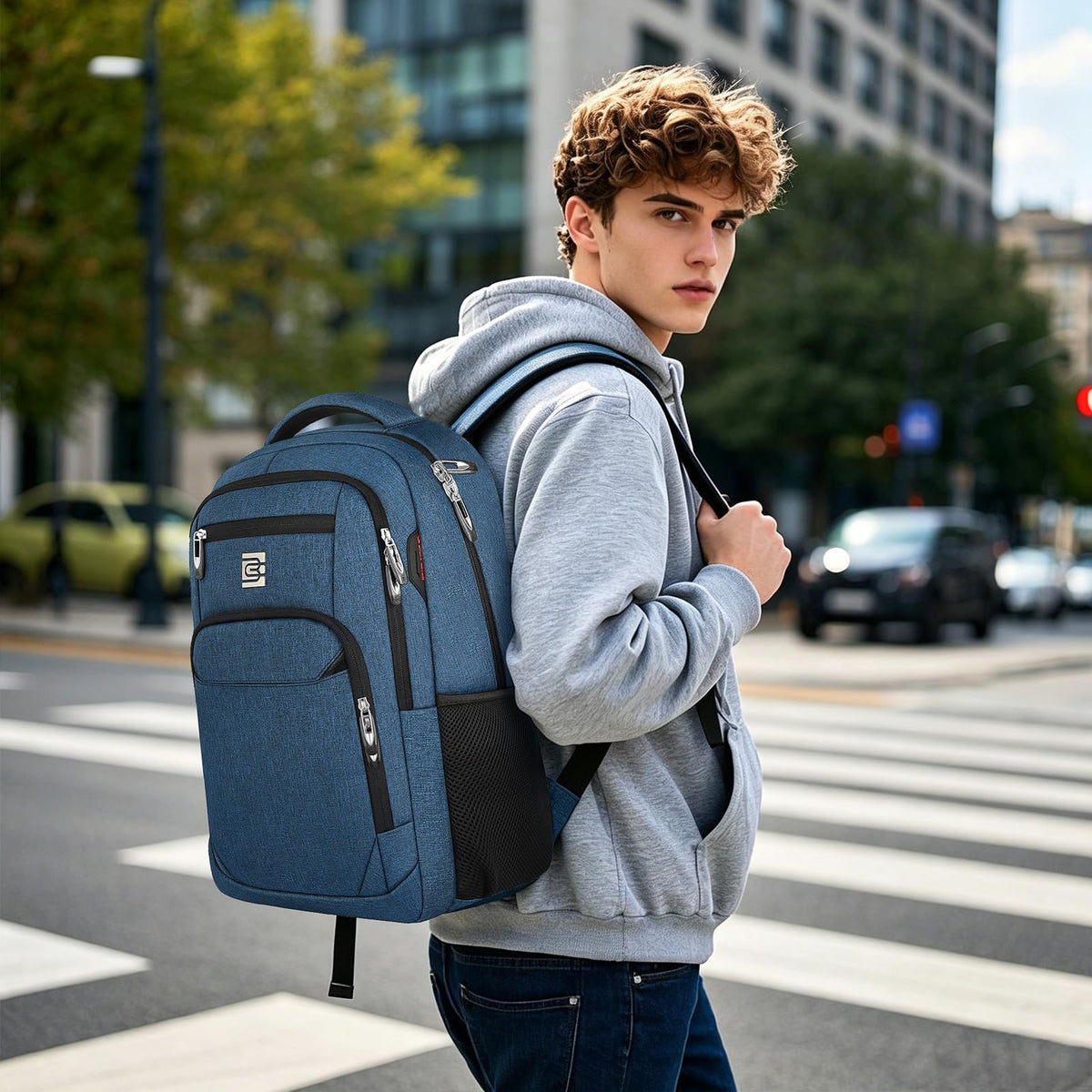 KASIBON Laptop Backpack for Men, Anti-Theft Travel Backpack Business