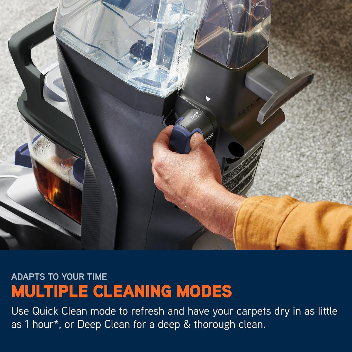 Vax SpinScrub Power Plus Upright Upholstery & Carpet Cleaner CDCW-SSXA