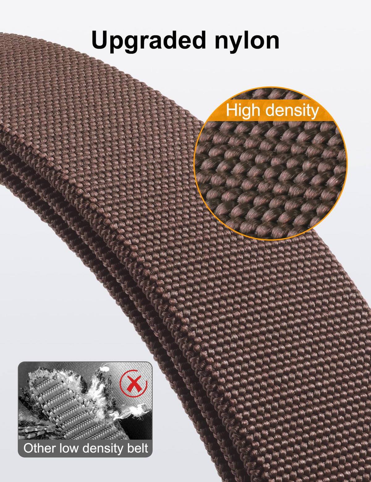 JUKMO Quick Release Tactical Belt, Military Work 1.5" Nylon Web Hiking Belt