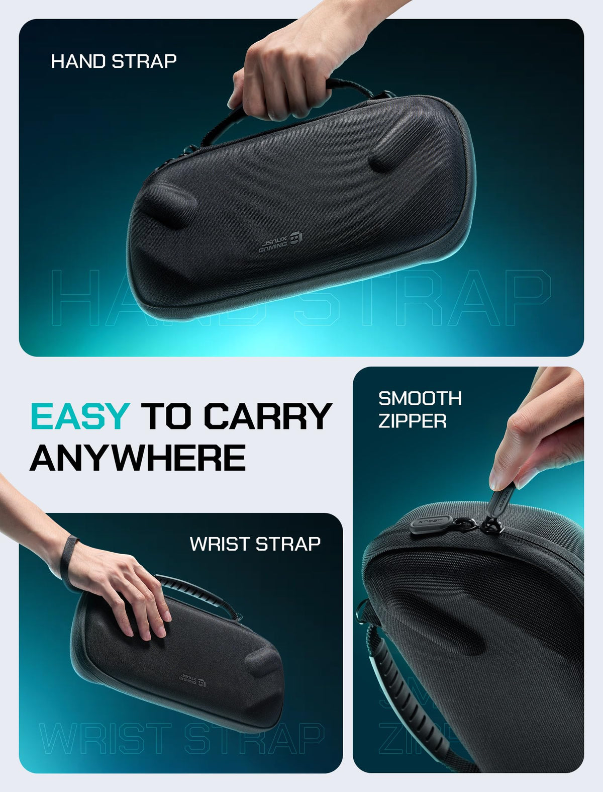 JSAUX Carrying Case for ROG Xbox Ally/Ally X, All-in-One Accessories Bundle