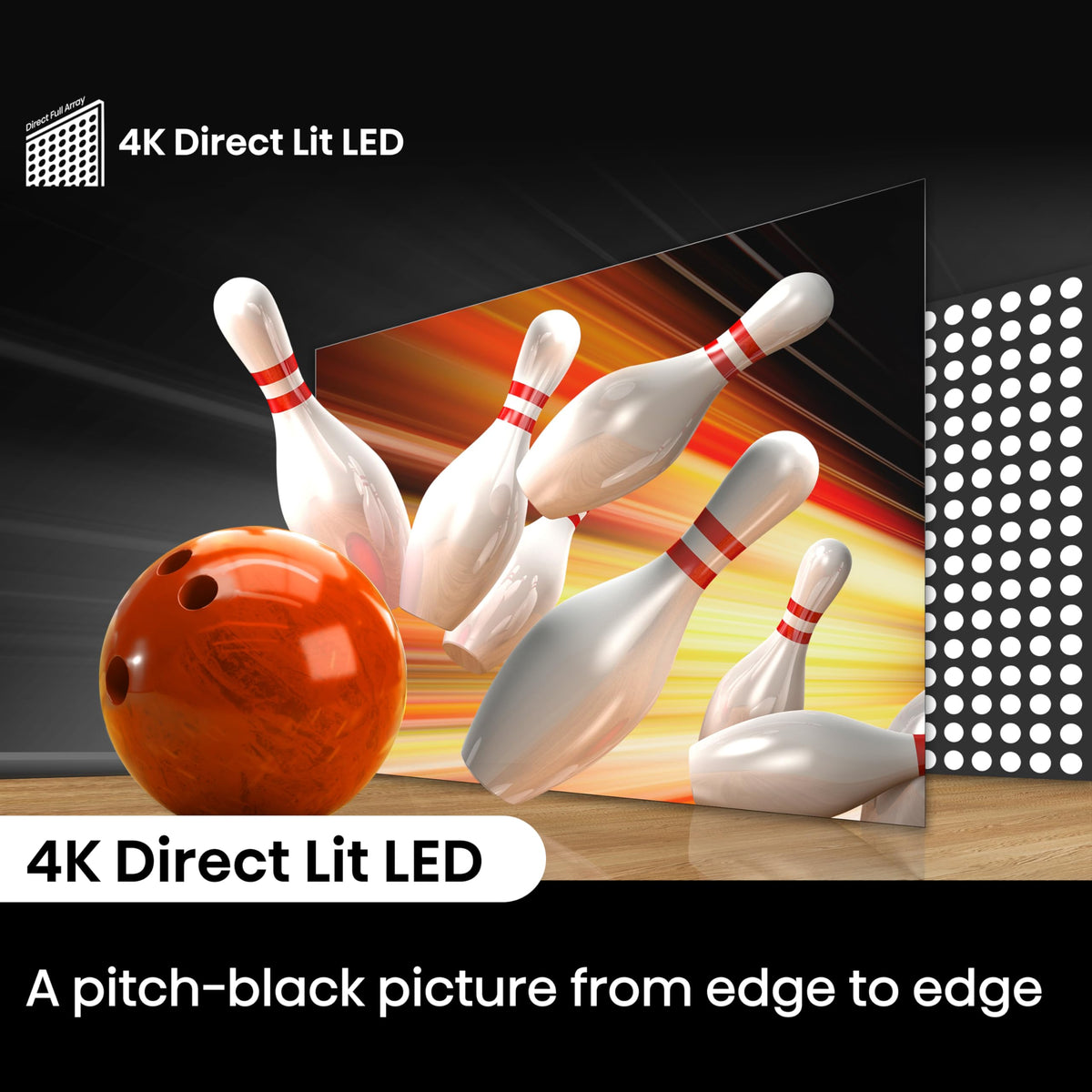 Hisense 50 Inch 50E6QTUK 4K Ultra HD Smart AI TV