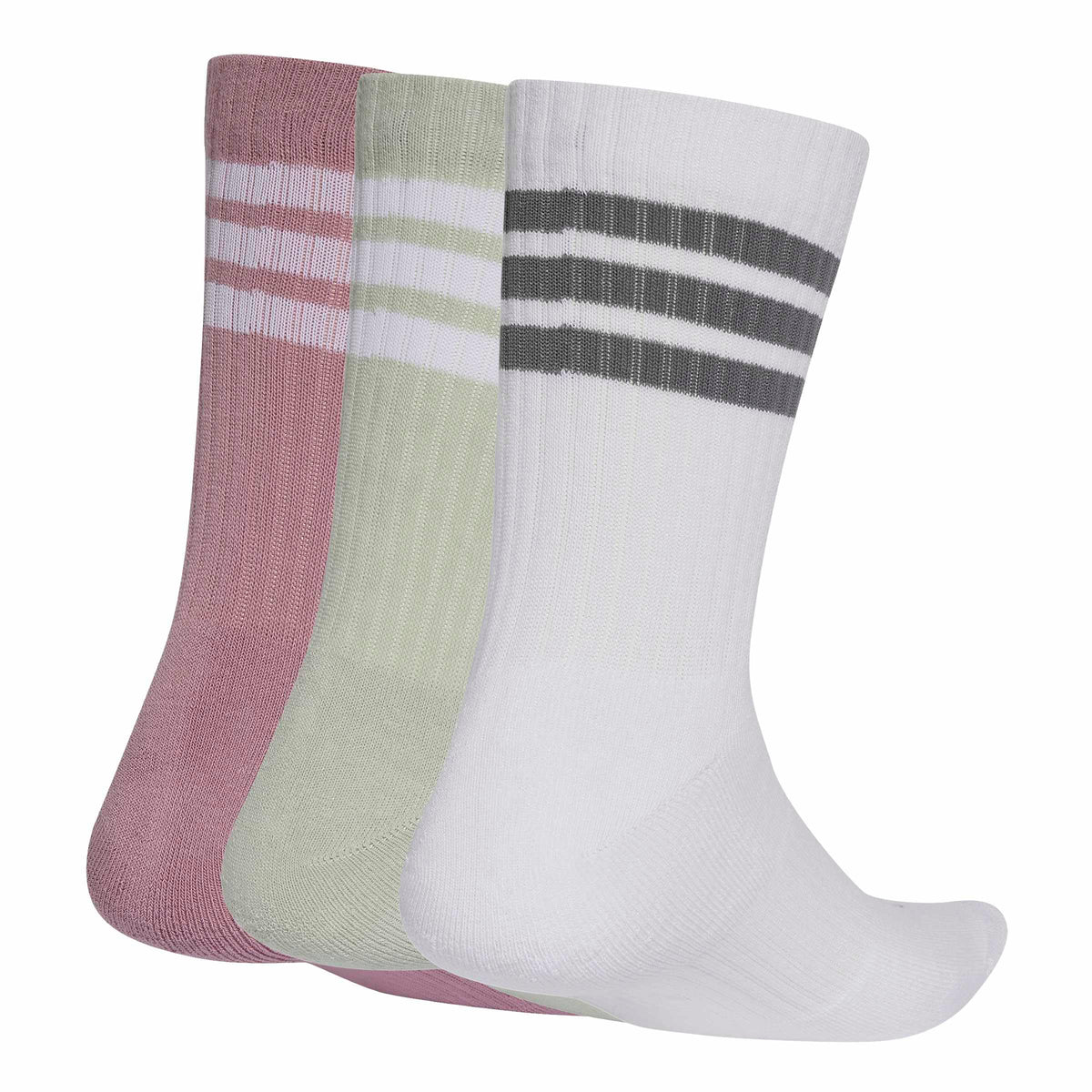 adidas 3-Stripes Cushioned Crew Socks 3 Pair Pack