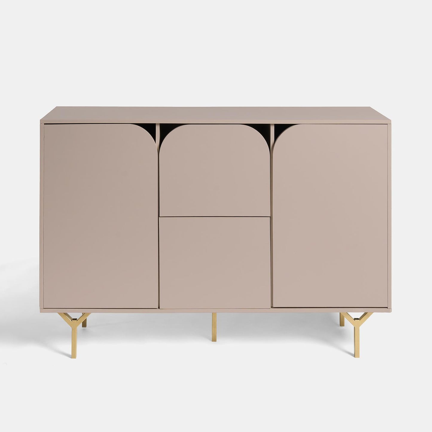 OHS Curved Look Sideboard Display Unit Buffet Cabinet Sideboard Cupboard Storage