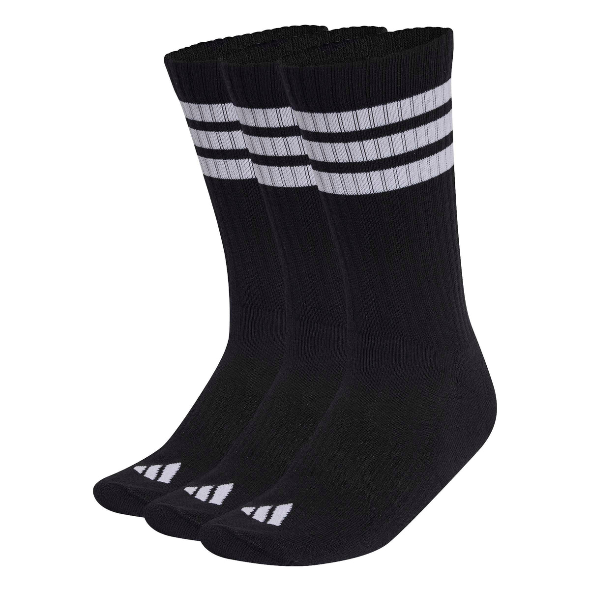 adidas 3-Stripes Cushioned Crew Socks 3 Pair Pack