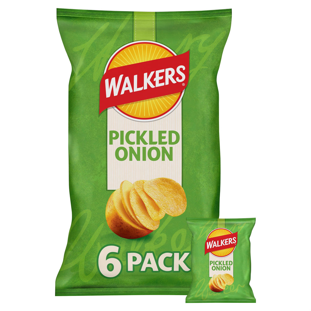 Walkers Baked Snacks Sea Salt 6 x 22g