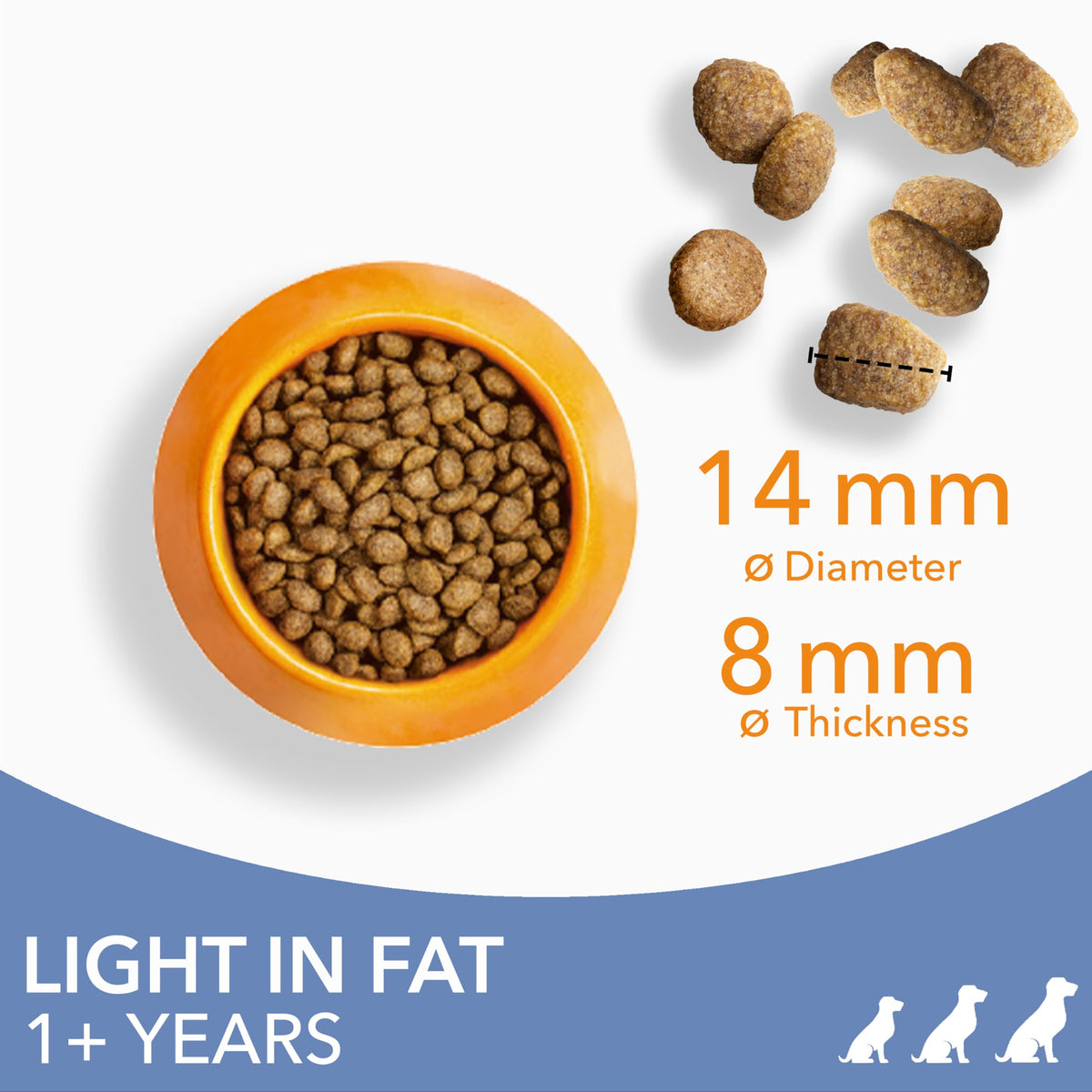 IAMS Light in Fat Complete Dry Dog Food Chicken 3kg - 30% Lower Fat Formula