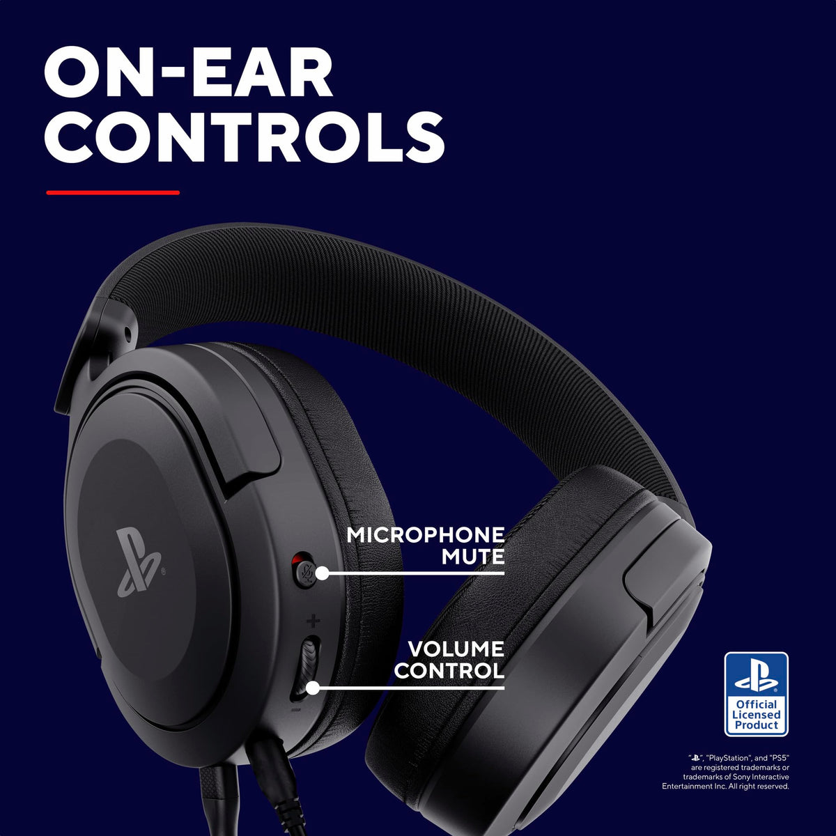 GXTrust Forta Gaming Headset Officially Licensed for PlayStation 5, White
